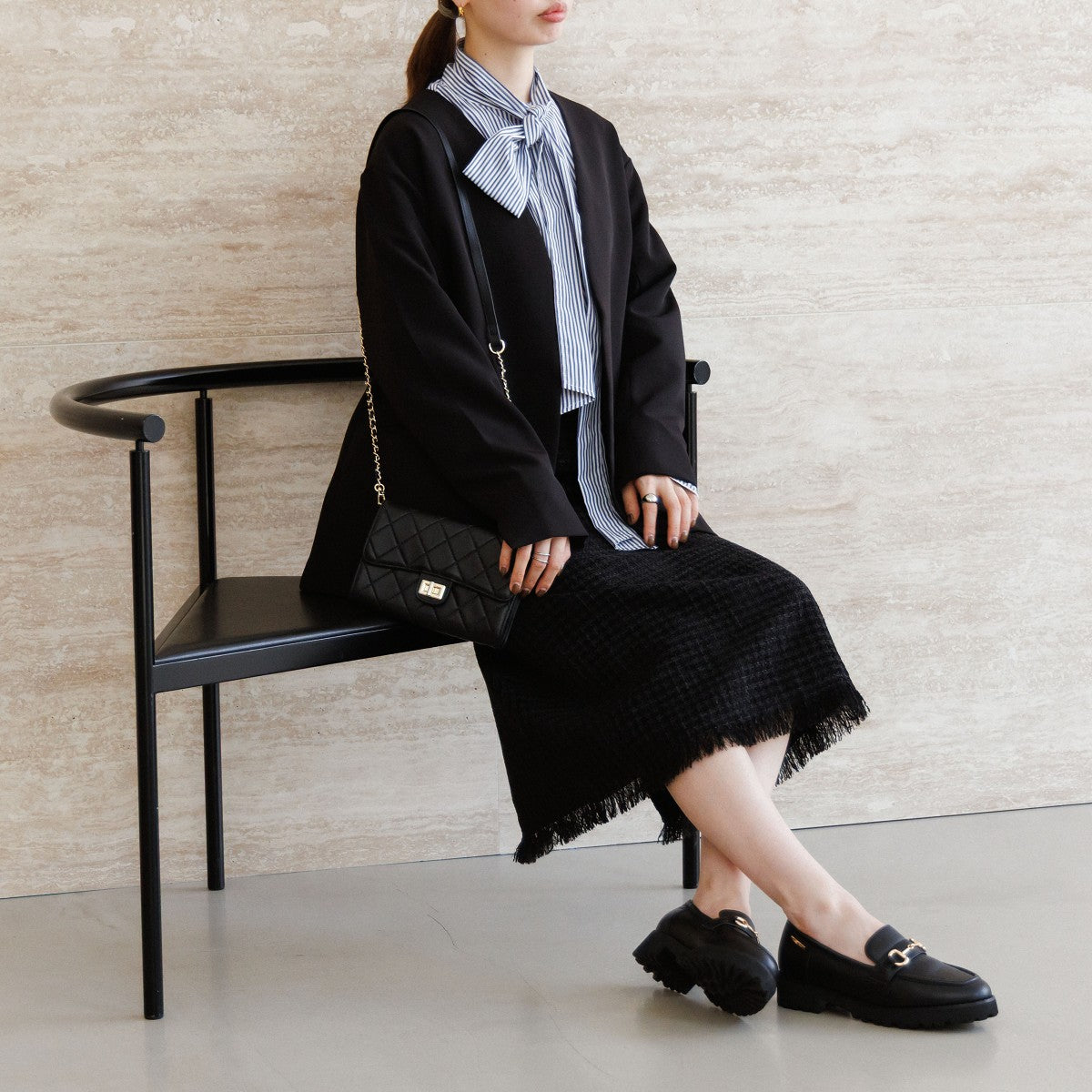 【SALE】トラックソールビットローファー/651322