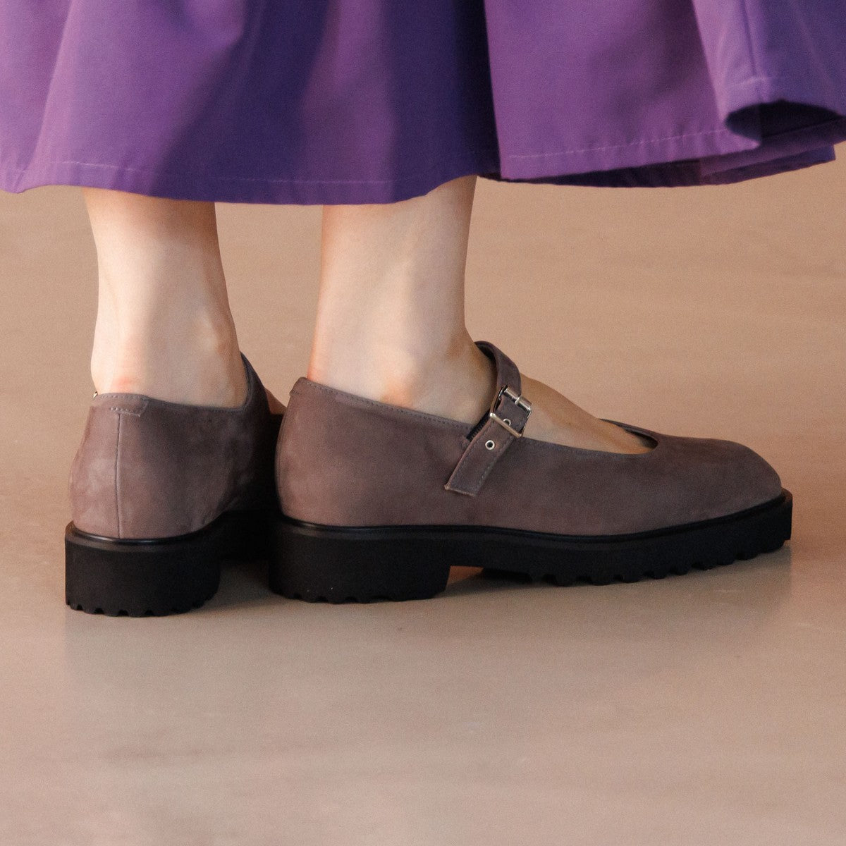 【25AW】トラックソールメリージェーンパンプス/651323