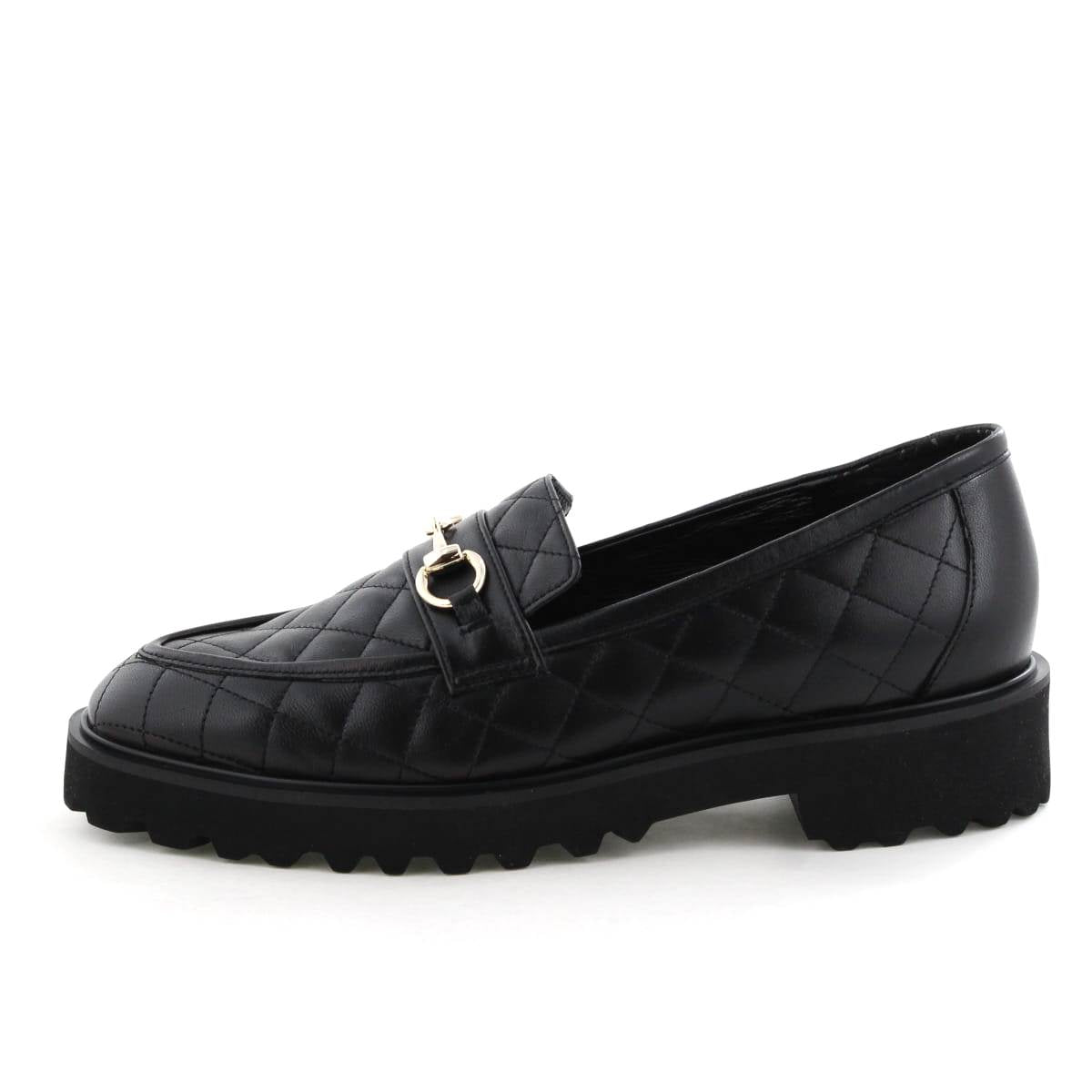 【25AW】トラックソールキルティングビットローファー/651324