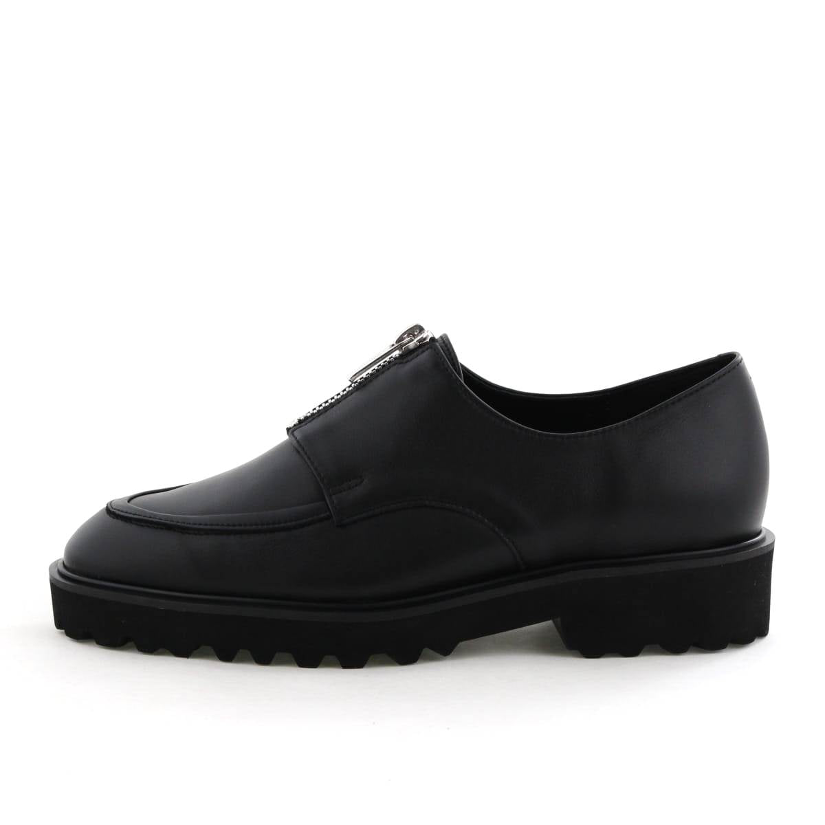 【25AW】トラックソールセンタージップローファー/651325