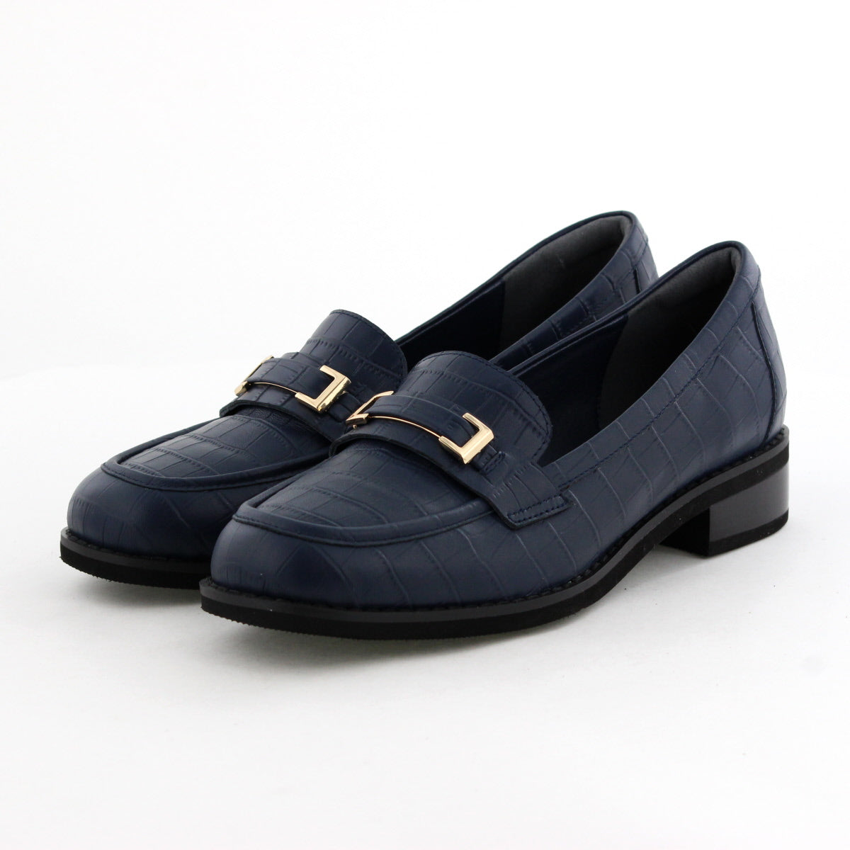 【特別価格】スクエアメタルパーツローファー/651327