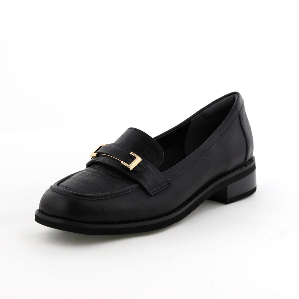 【特別価格】スクエアメタルパーツローファー/651327