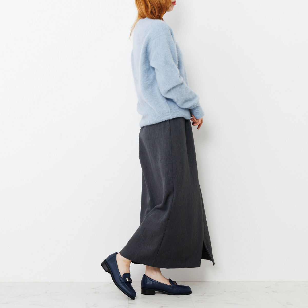 【特別価格】スクエアメタルパーツローファー/651327