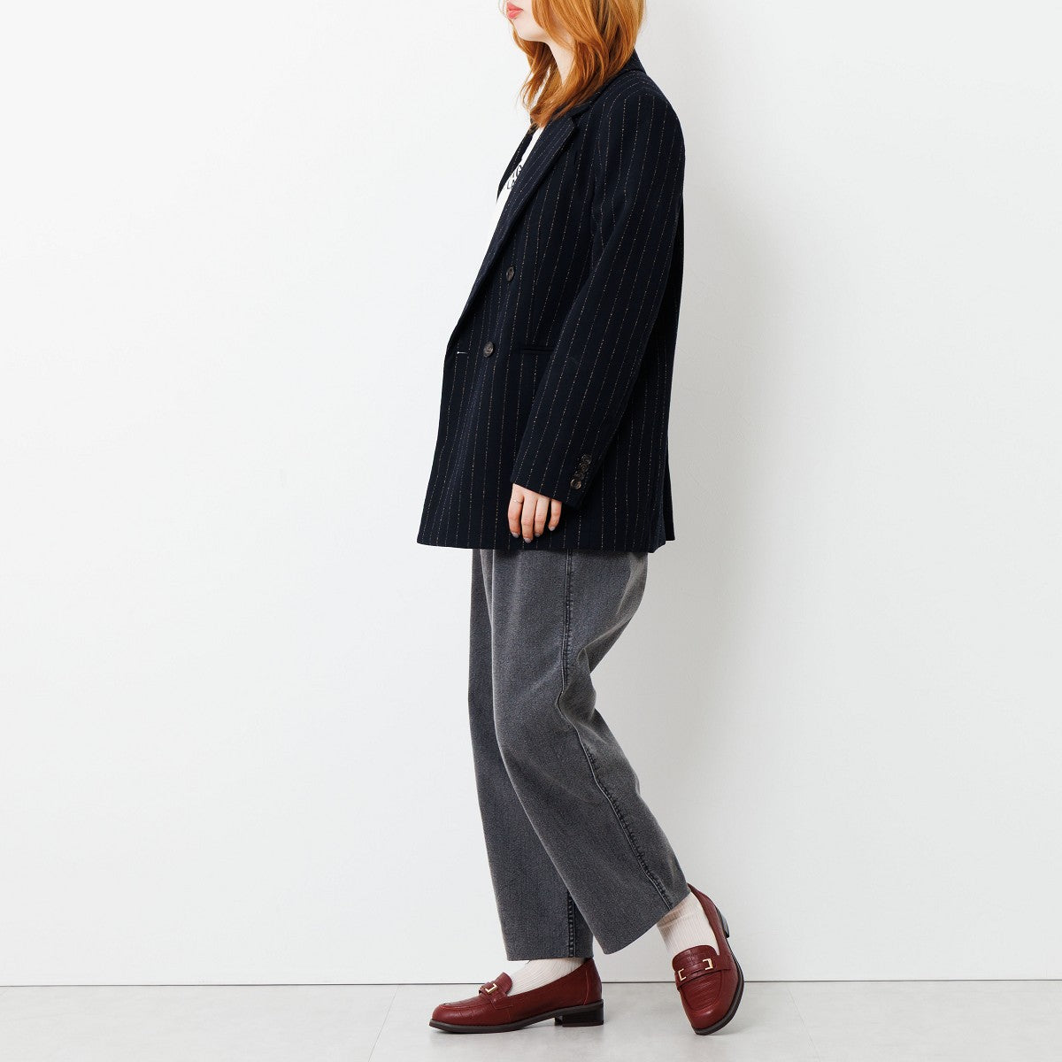 【特別価格】スクエアメタルパーツローファー/651327