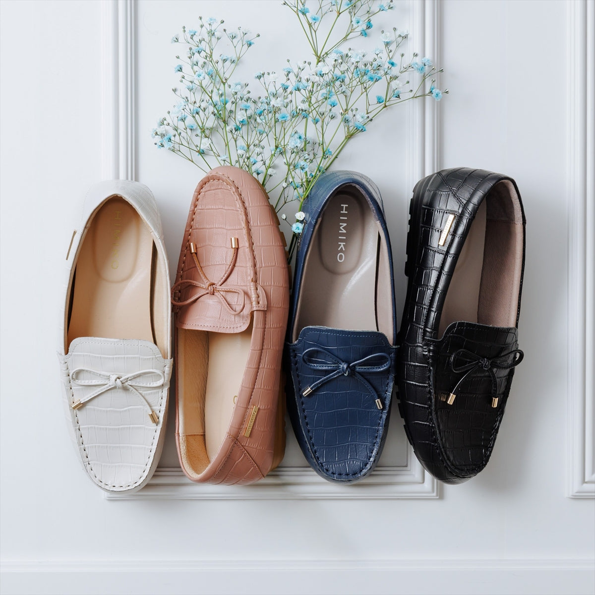 【26SS新色追加】リボンモチーフモカシン/651328