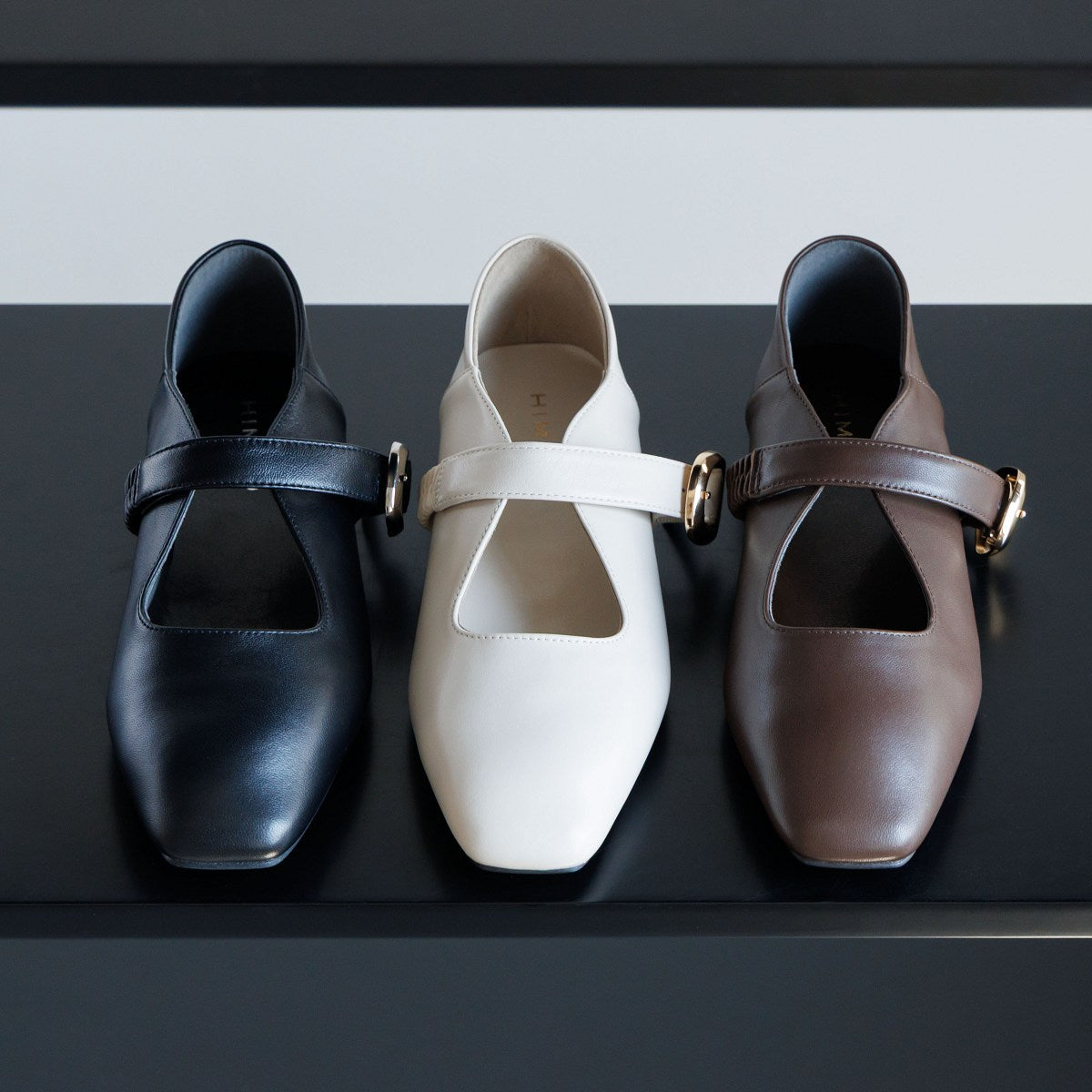 SALE】ベルトモチーフフラットパンプス/651331