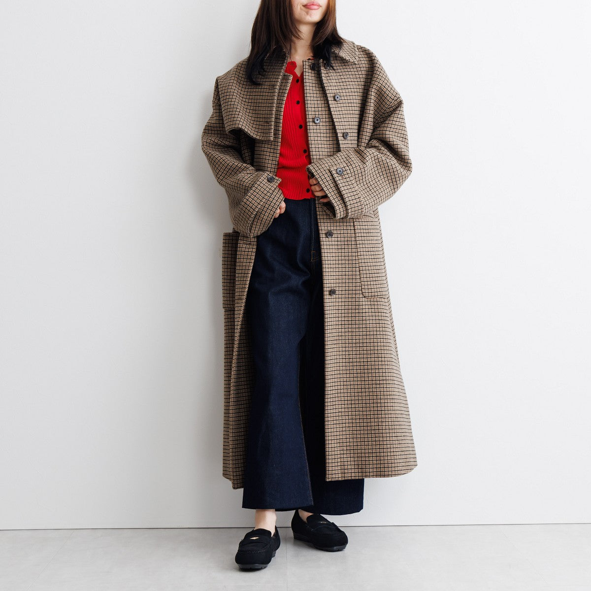 【25AW】メタルポイントふわふわモカシン/651332