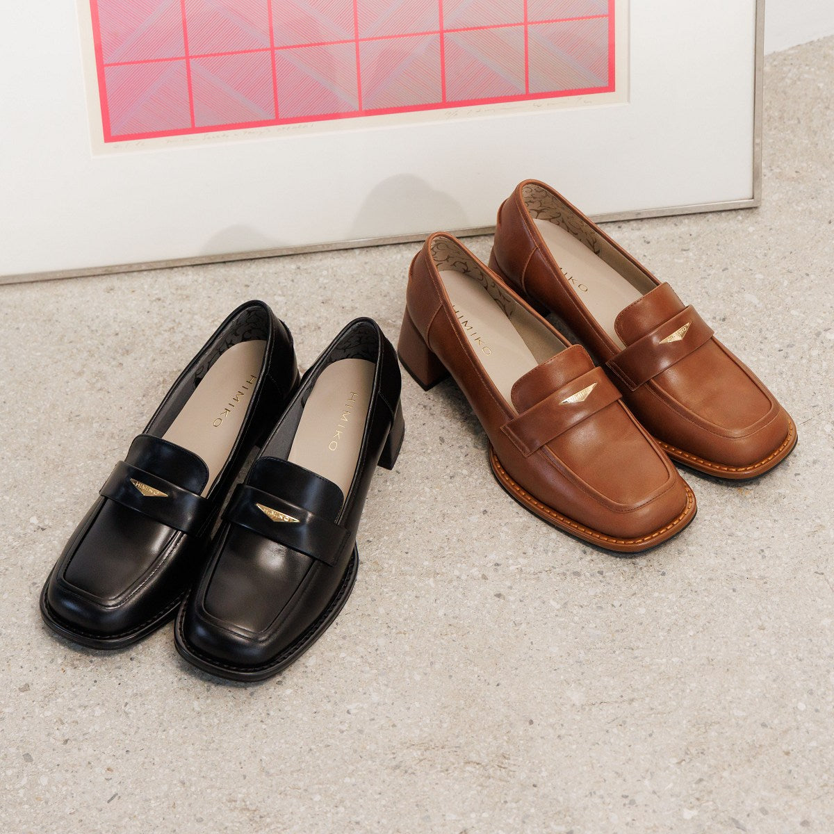 【25AW】メタルポイントヒールローファー/651333