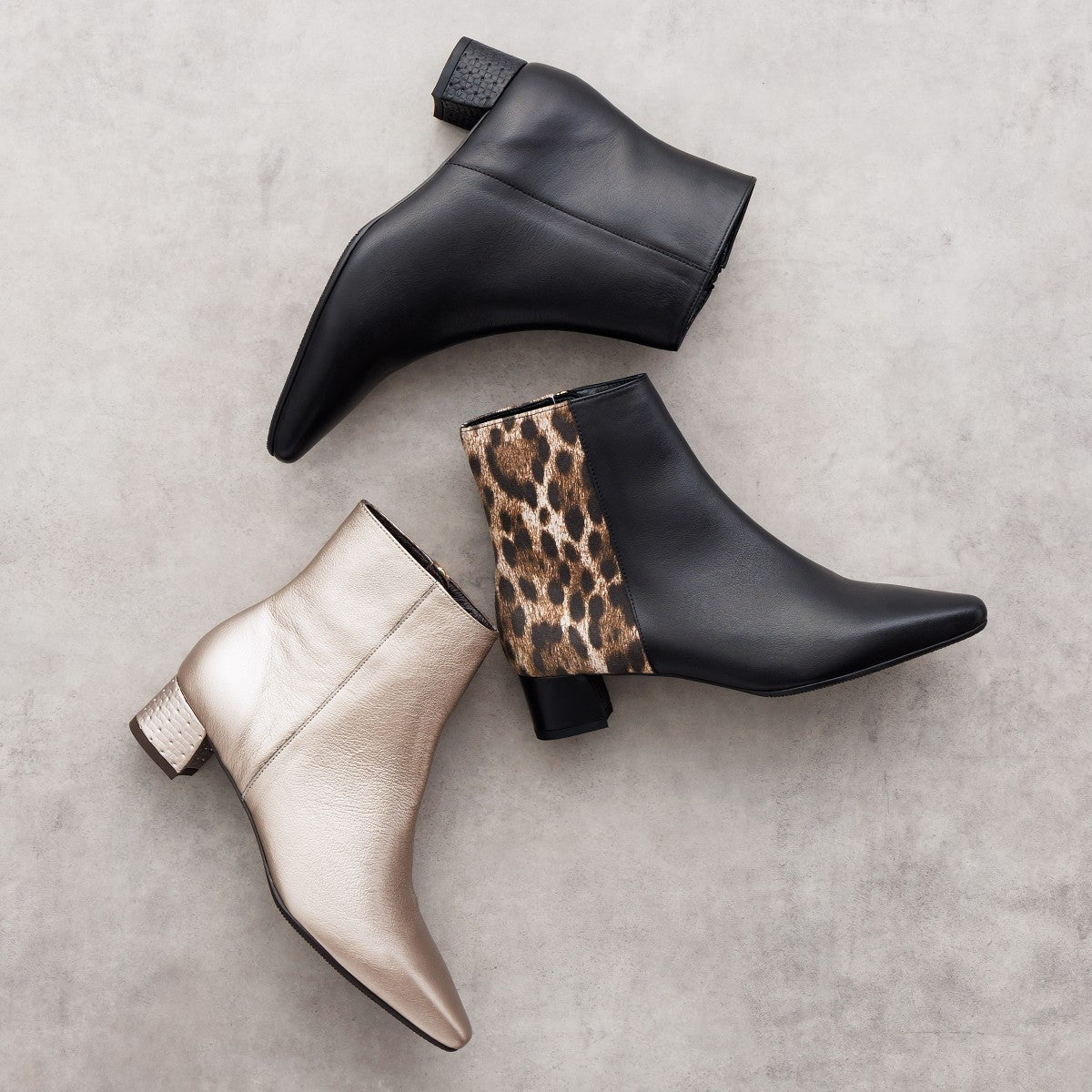 【SALE】ポインテッドトゥショートブーツ/651402