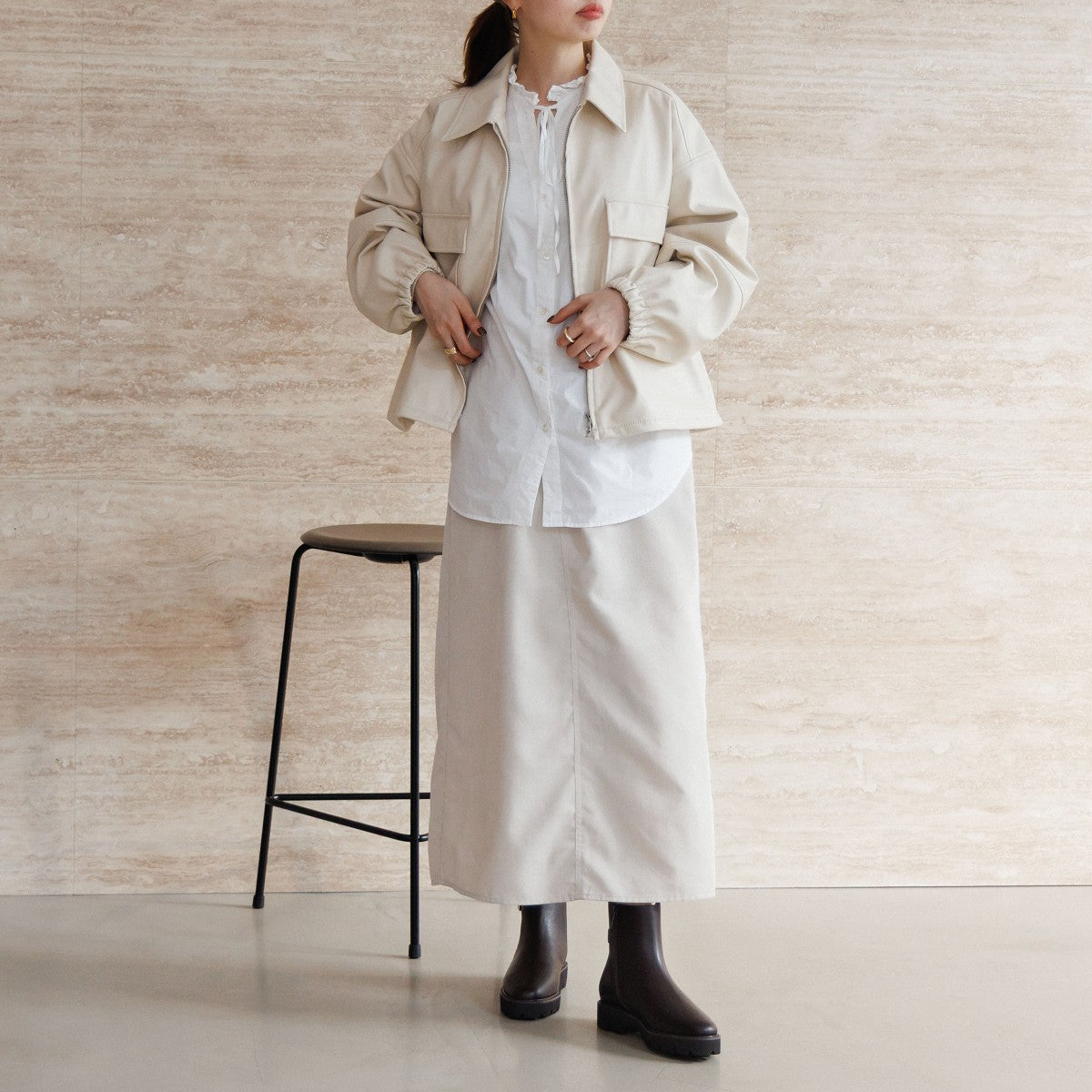 【25AW】トラックソールサイドゴアベルトブーツ/651406