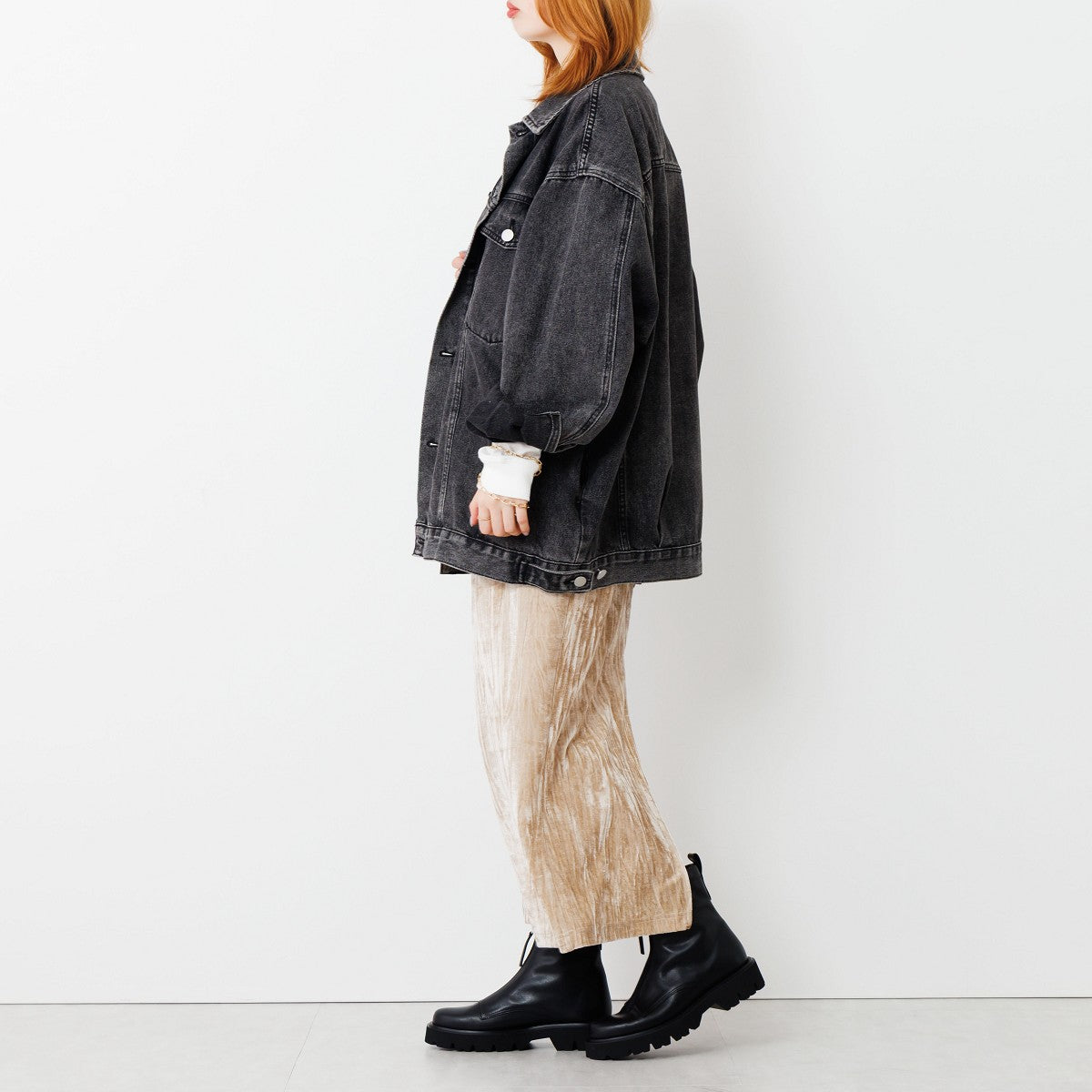 【25AW】フロントジップブーツ/651409