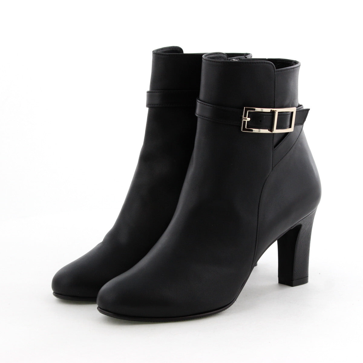 【25AW】サイドバックルヒールブーツ/651410