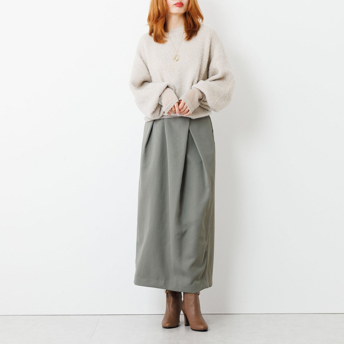 【25AW】サイドバックルヒールブーツ/651410