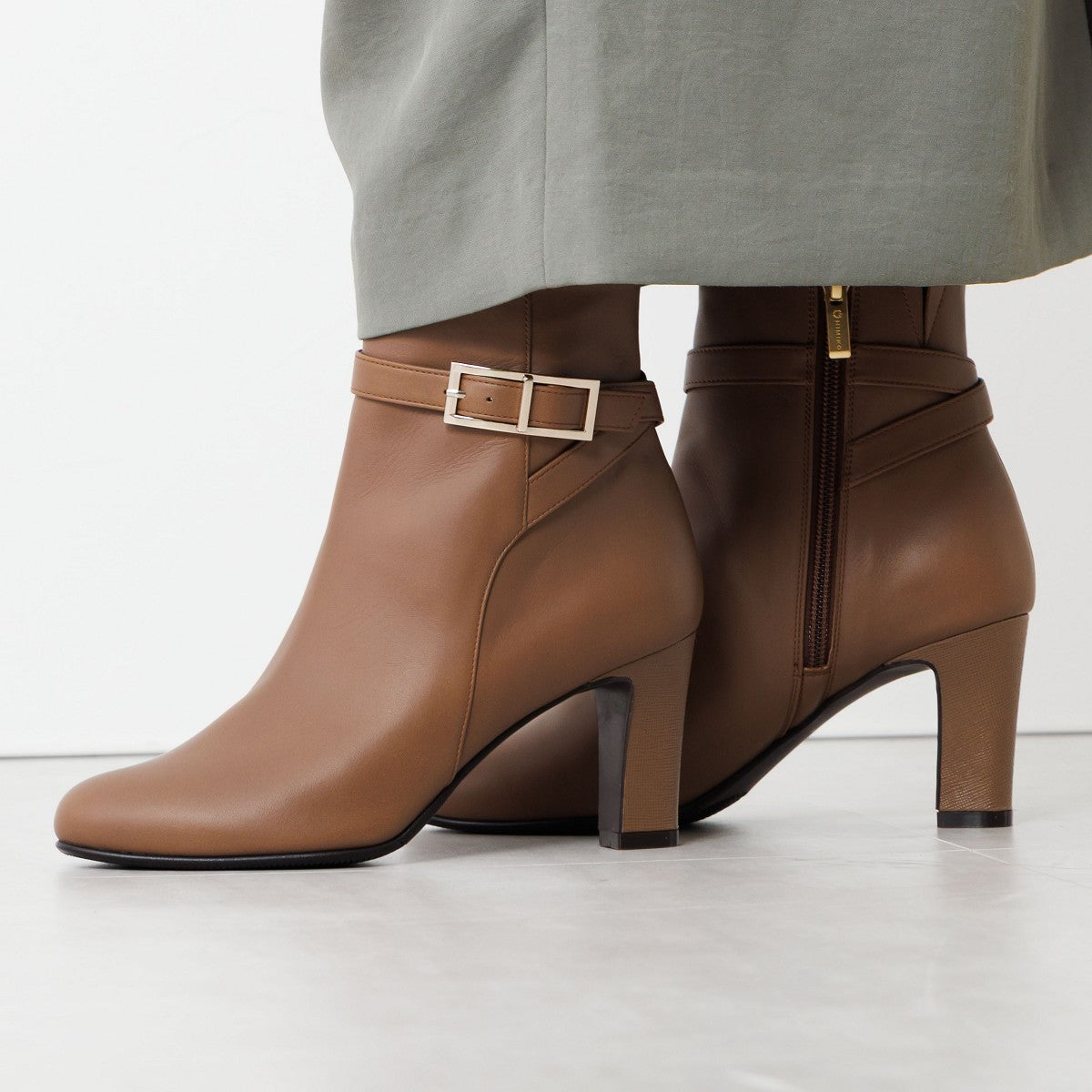 【25AW】サイドバックルヒールブーツ/651410