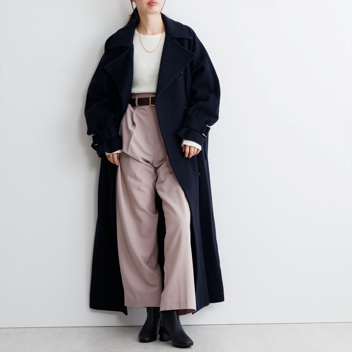 【25AW】スクエアトゥサイドゴアブーツ/651411