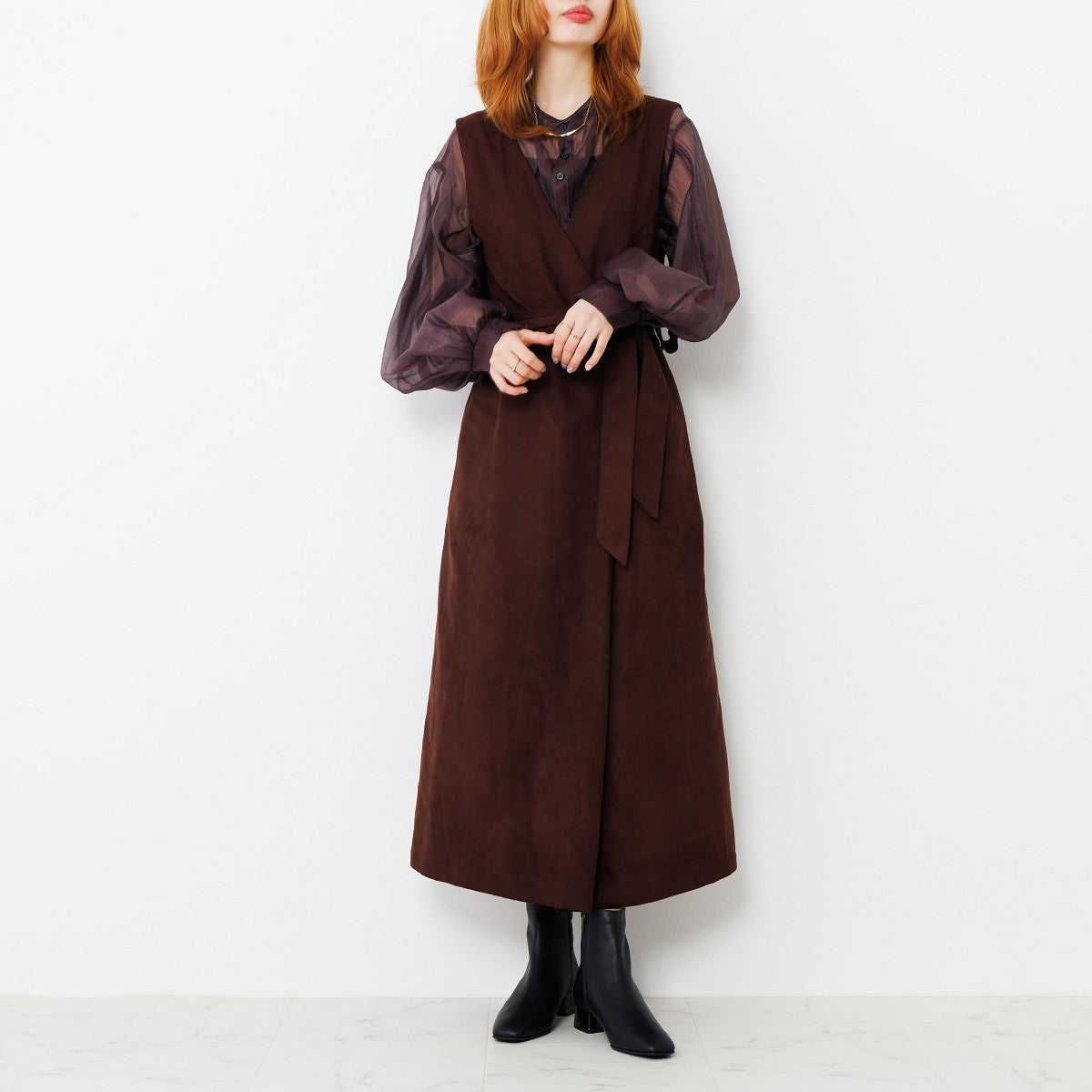 【25AW】サイドカットメタルポイントブーツ/651412