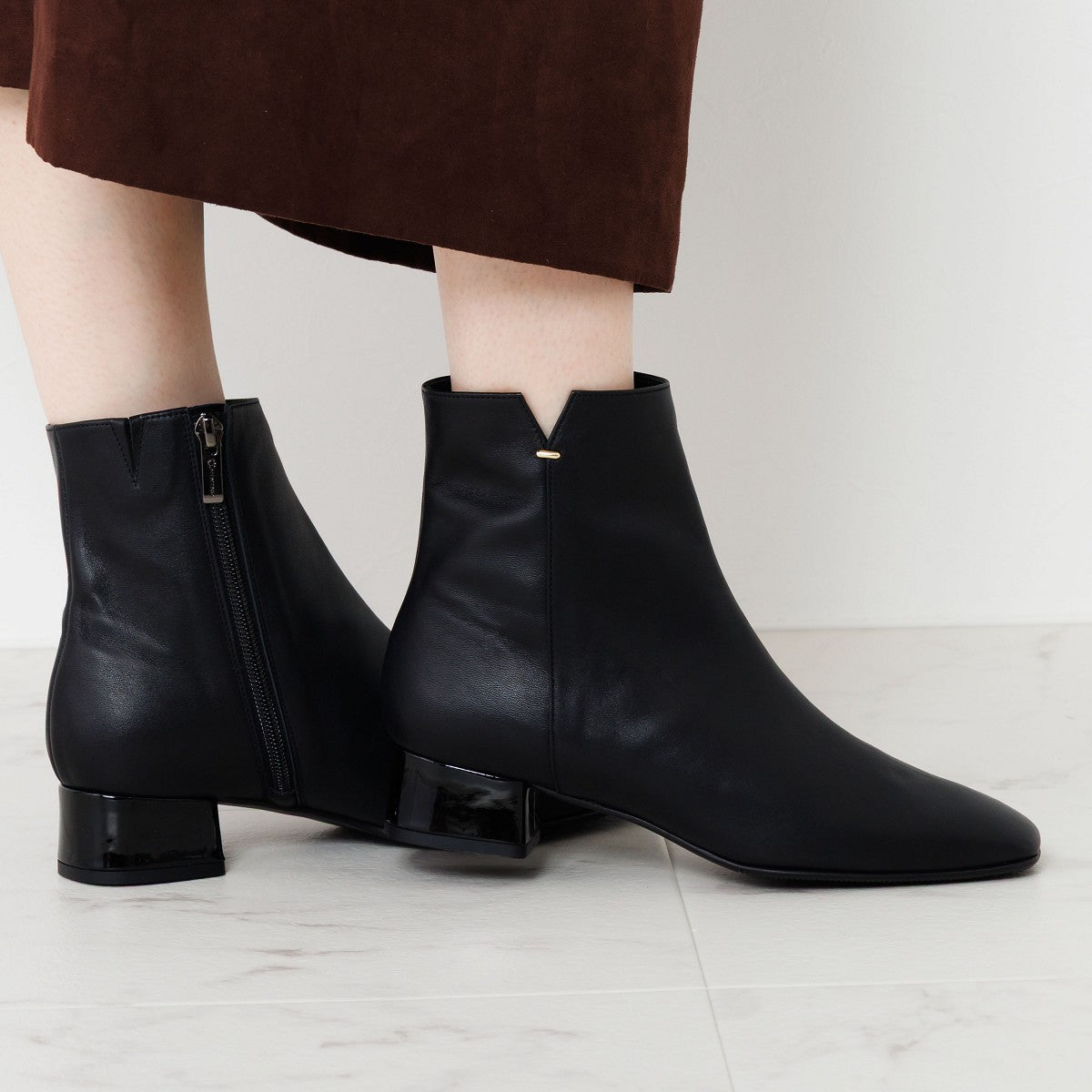 【25AW】サイドカットメタルポイントブーツ/651412