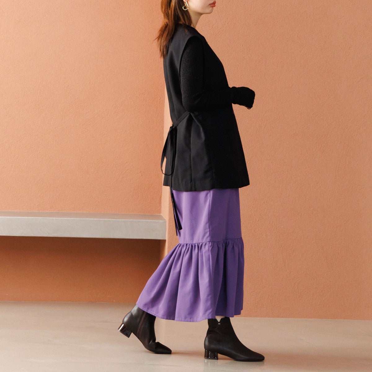 【25AW】サイドカットメタルポイントブーツ/651412