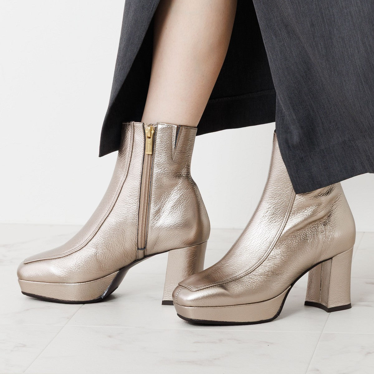 【SALE】スクエアトゥストームブーツ/651413