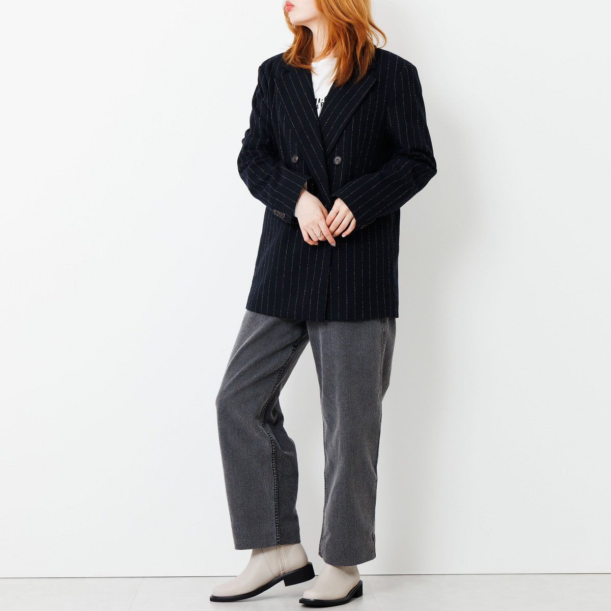 【25AW】サイドジップミドルブーツ/651414