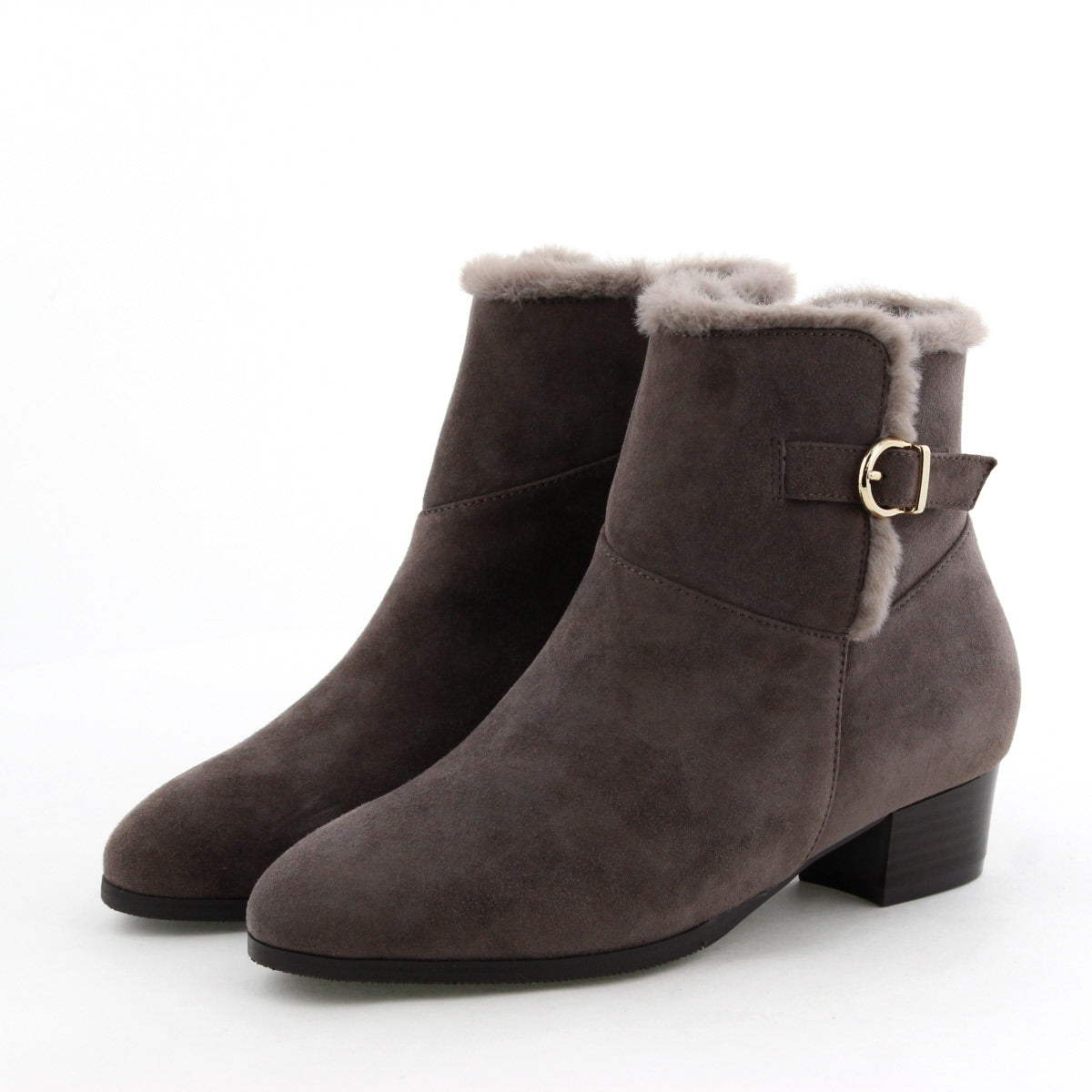 《予約/11月下旬頃入荷予定》バックル2WAYファーブーツ/651415