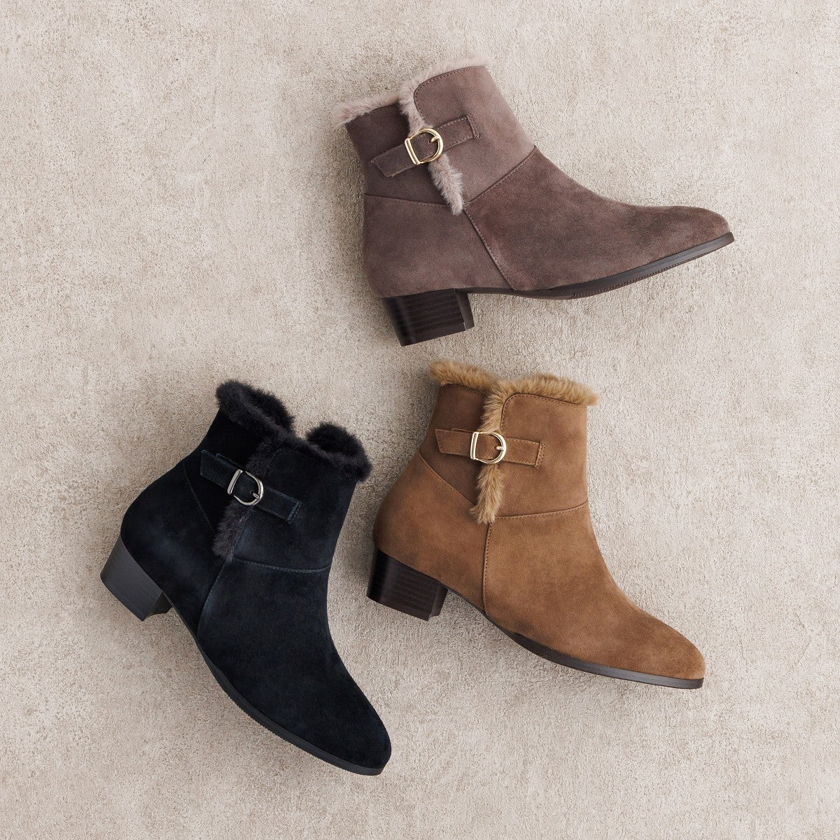《予約/11月下旬頃入荷予定》バックル2WAYファーブーツ/651415