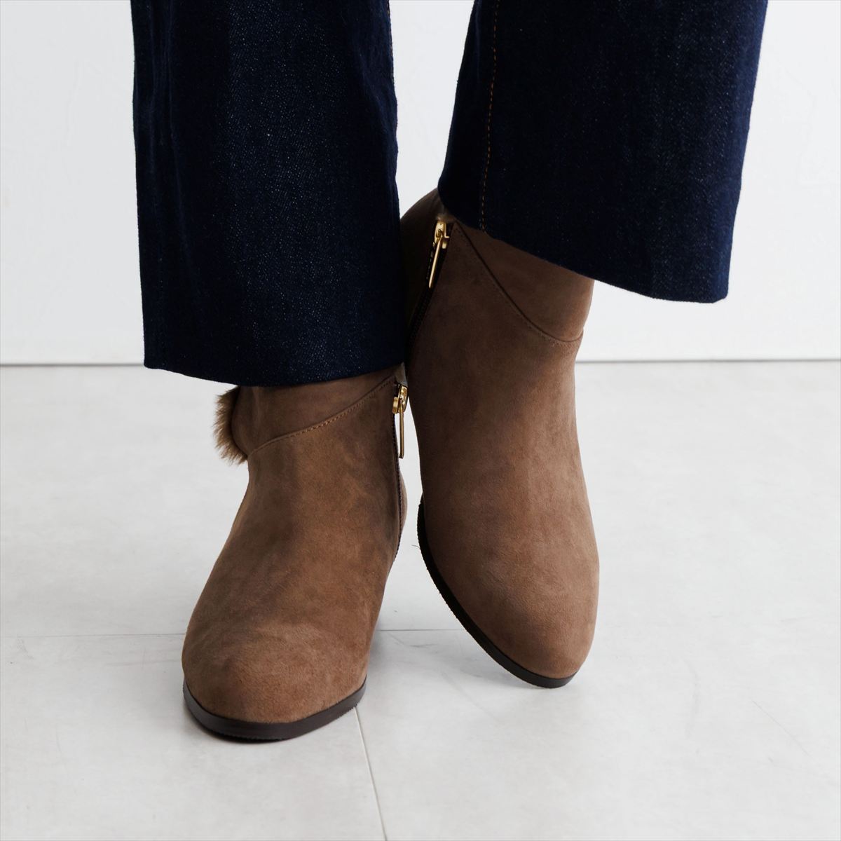 【SALE】バックル2WAYファーブーツ/651415