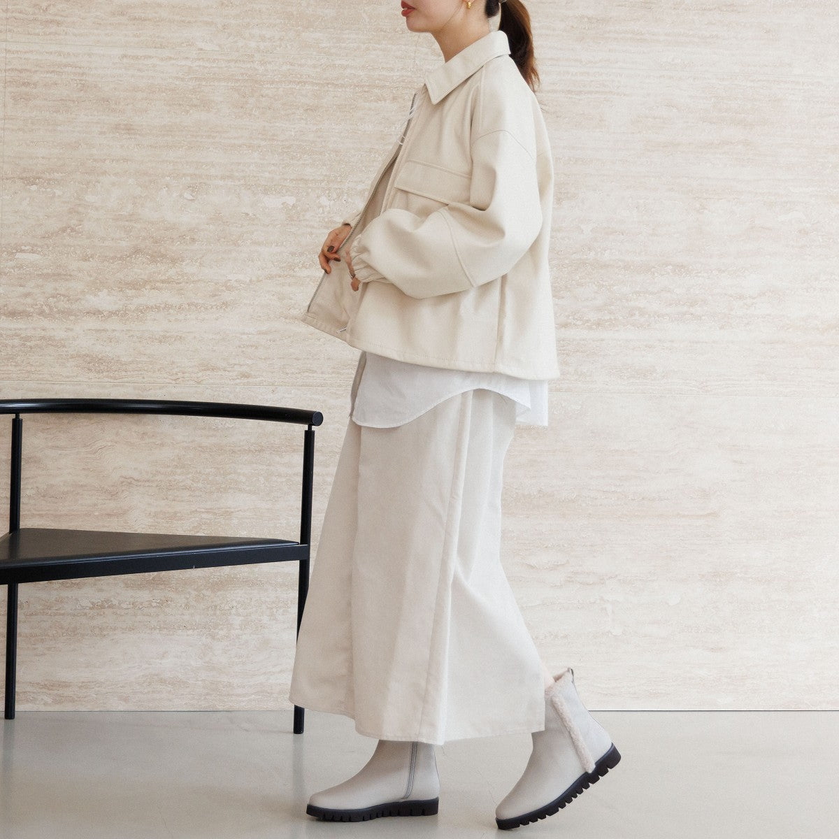 【25AW】ウェーブソールボアブーツ/651416