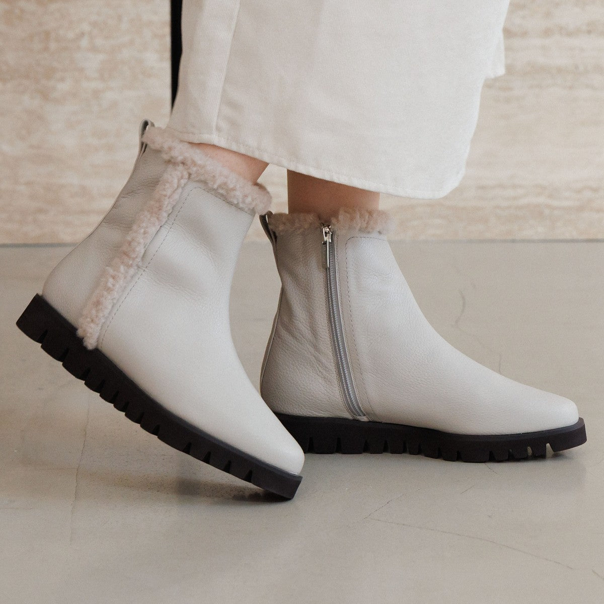 【25AW】ウェーブソールボアブーツ/651416