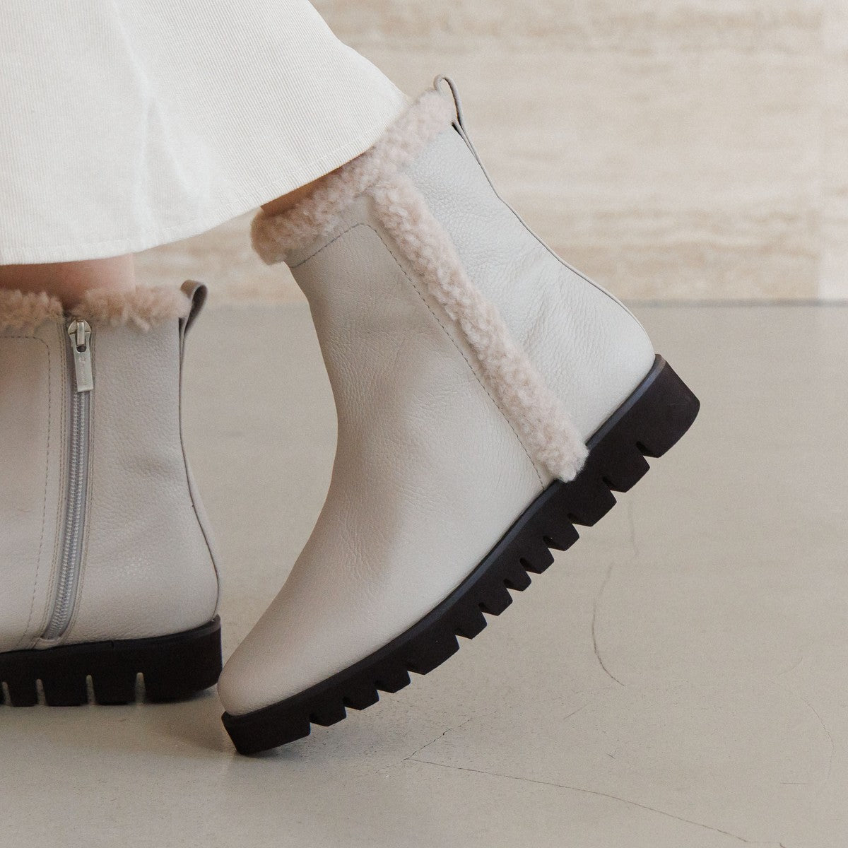 【25AW】ウェーブソールボアブーツ/651416