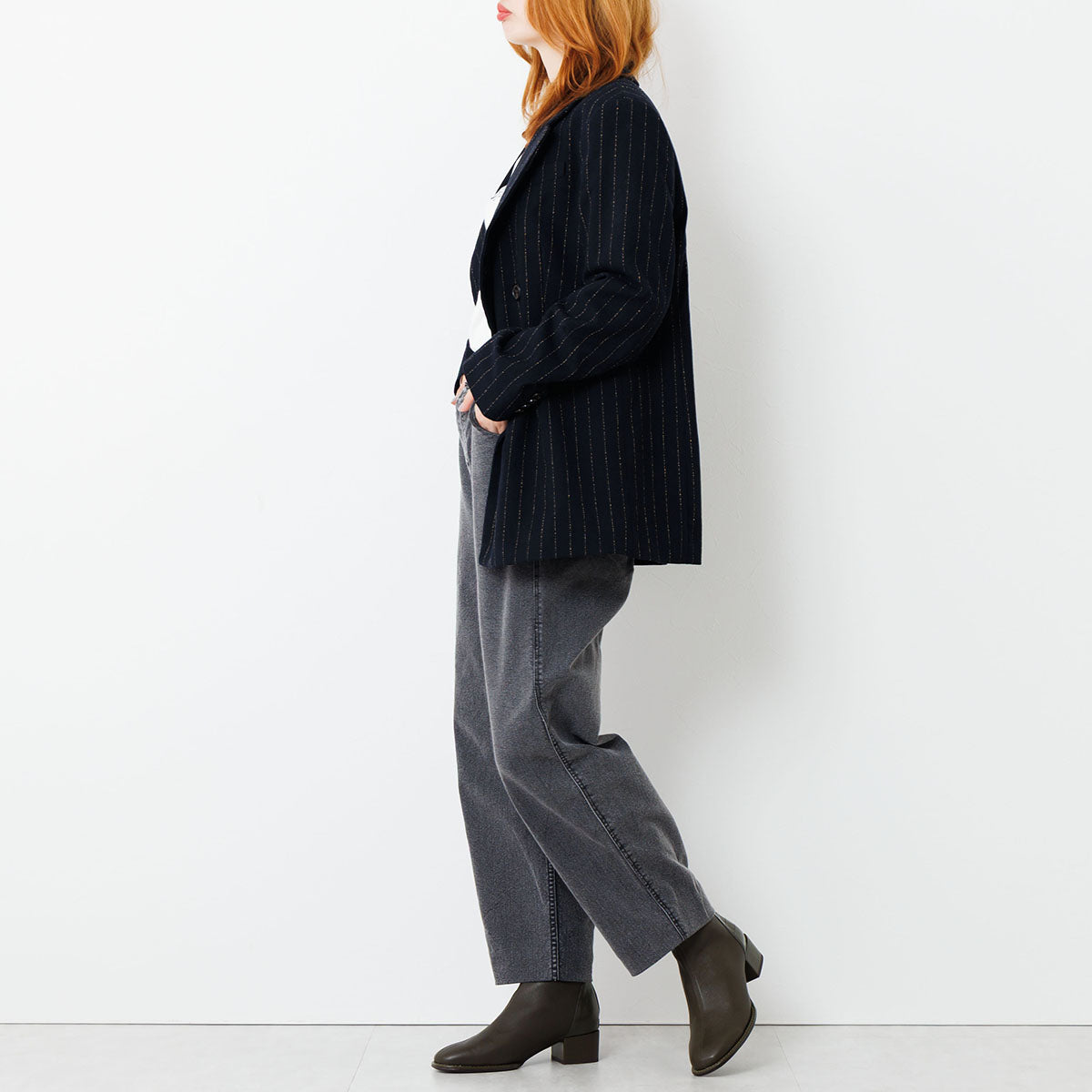 《一部予約/11月下旬入荷予定》【25AW】型押しコンビストレッチブーツ/651420