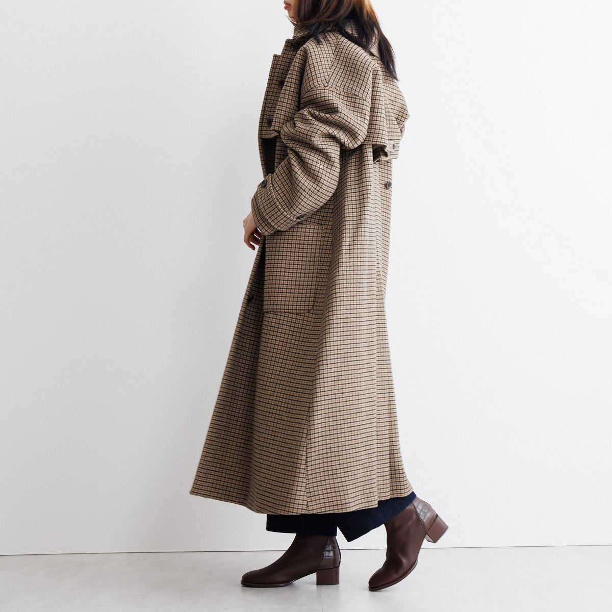 《再入荷/12月中旬入荷予定》【25AW】型押しコンビストレッチブーツ/651420