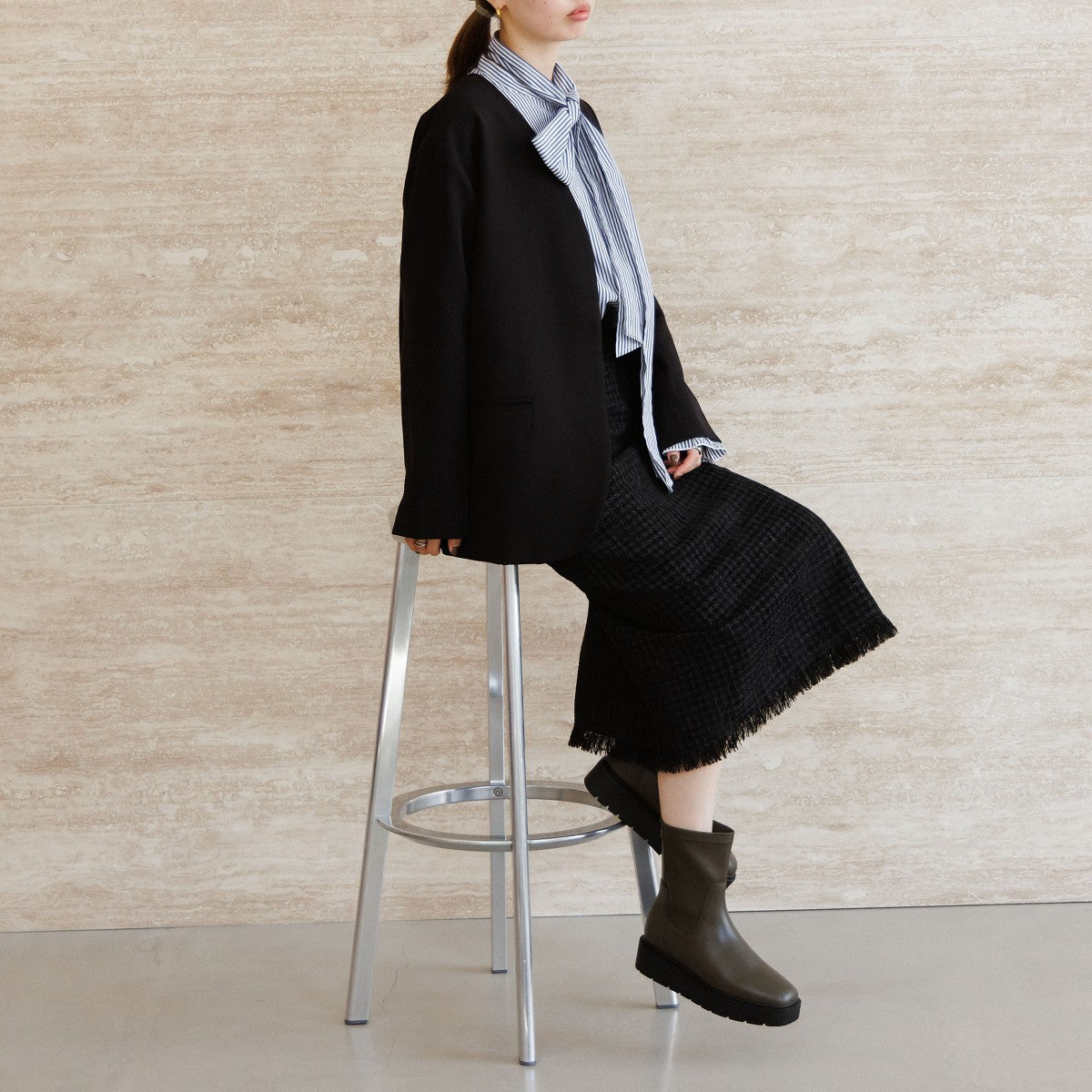 【25AW】プラットフォームストレッチブーツ/651421