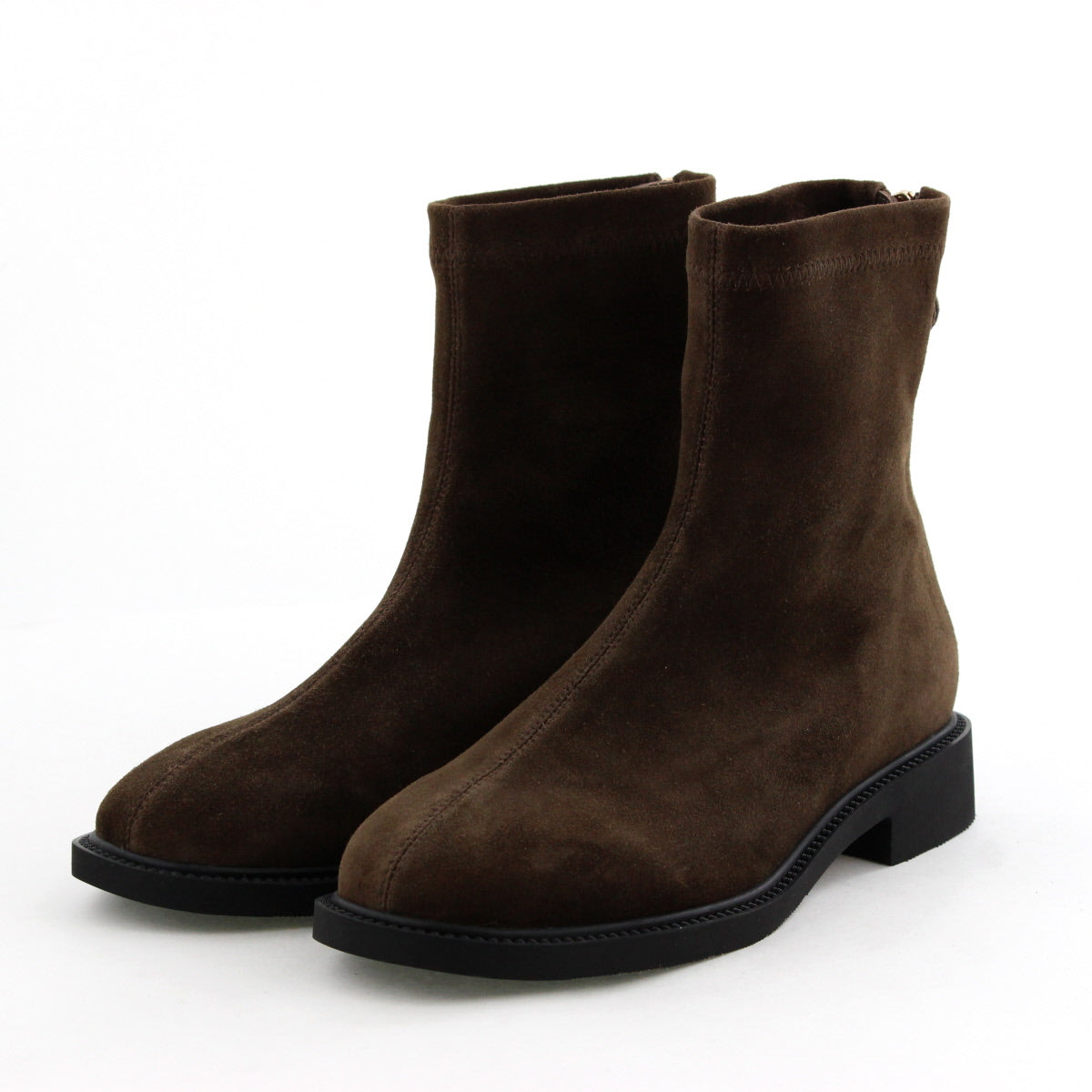 【25AW】ラウンドトゥストレッチブーツ/651422