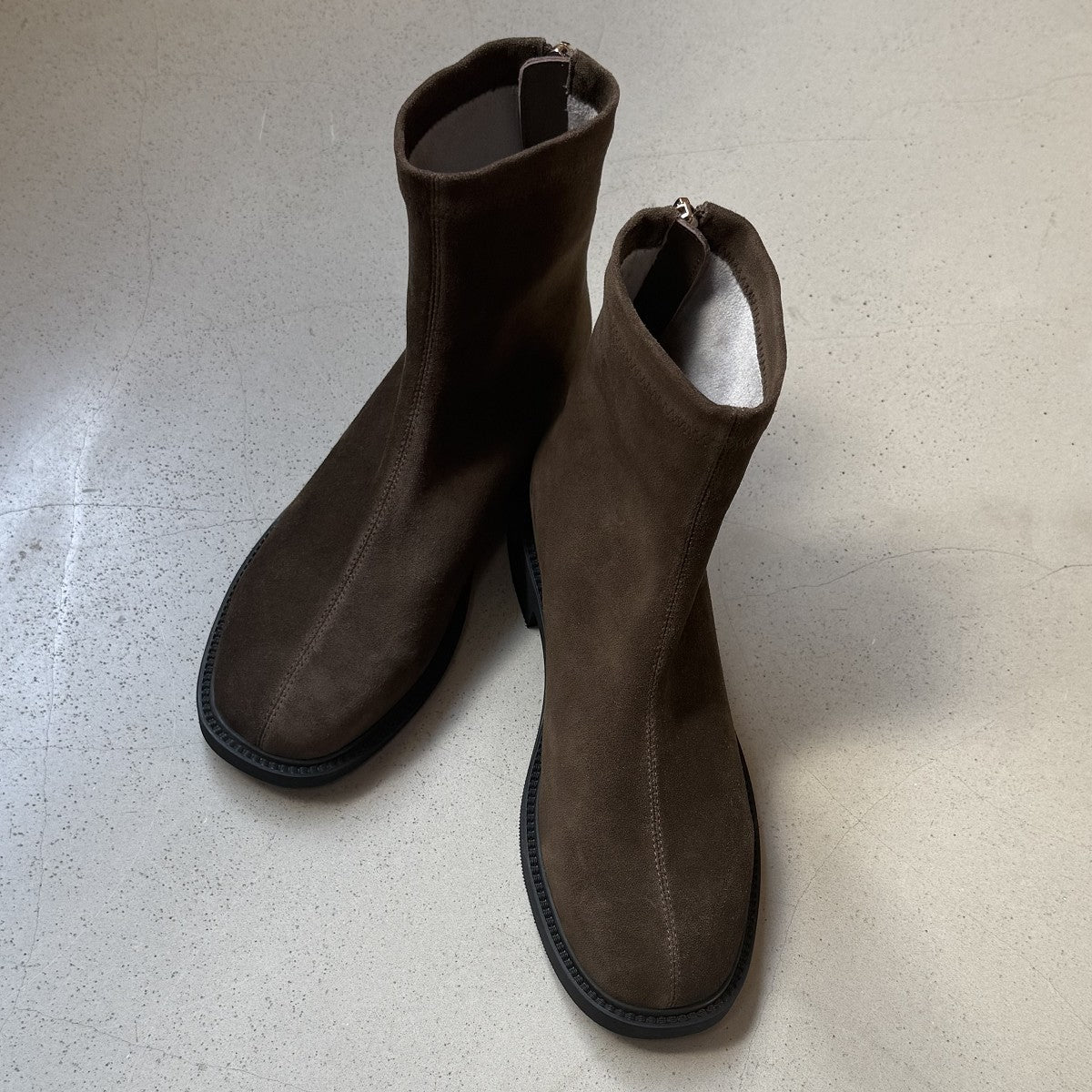 【25AW】ラウンドトゥストレッチブーツ/651422