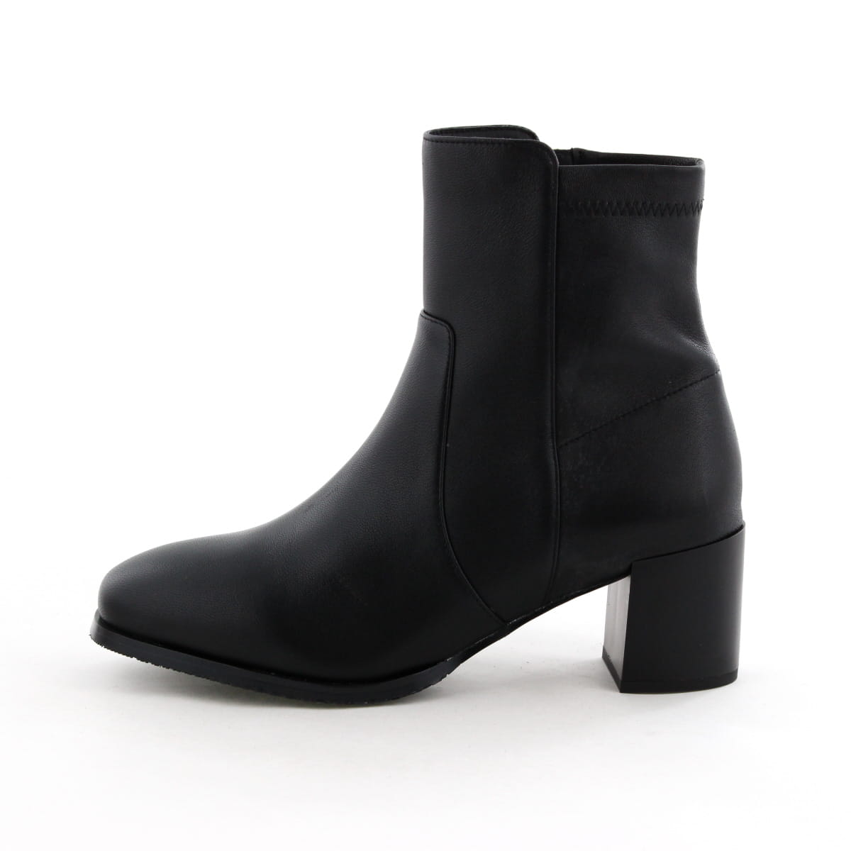 《予約/11月下旬頃入荷予定》チャンキーヒールストレッチブーツ/651423