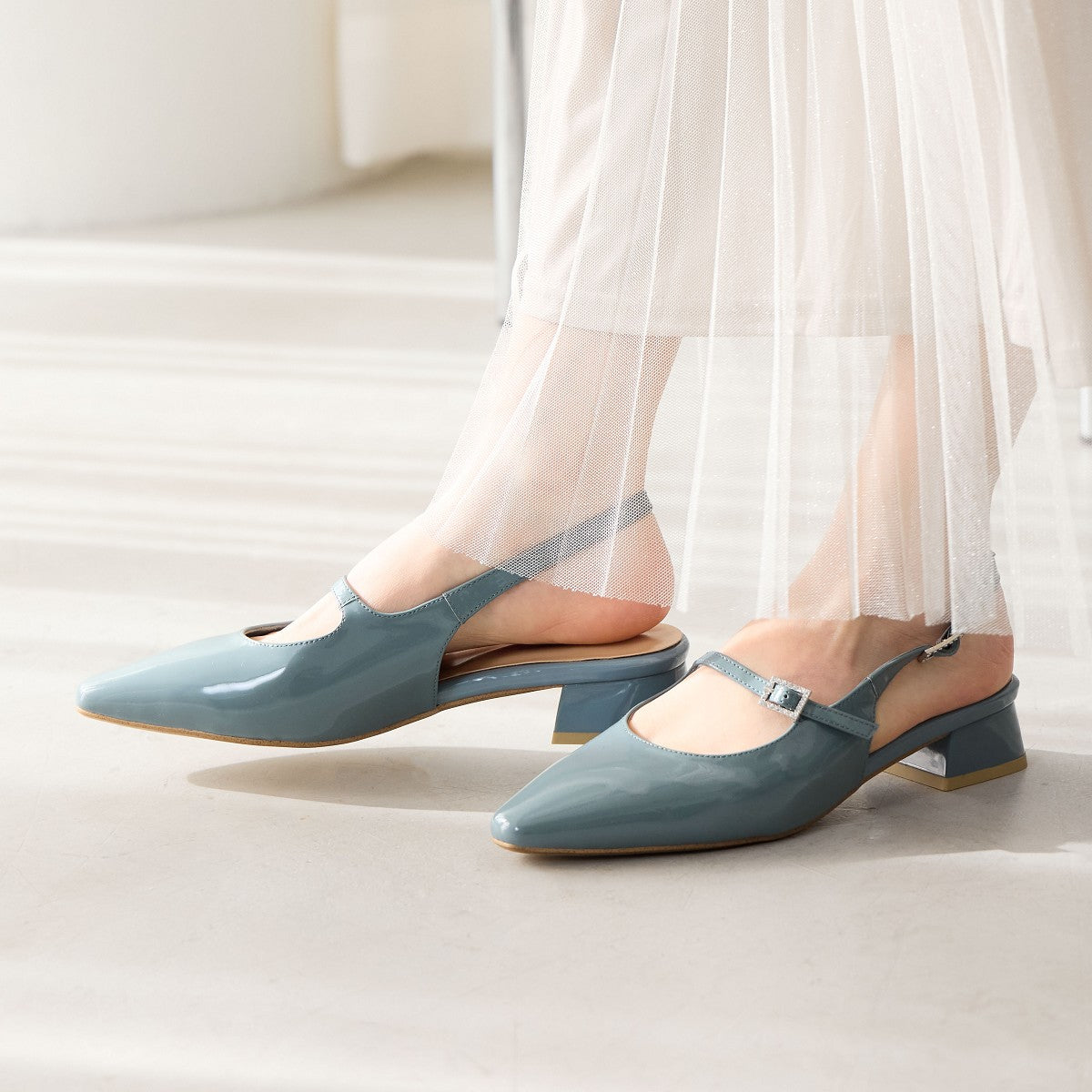 【SALE】バックストラップメリージェーンパンプス/651513