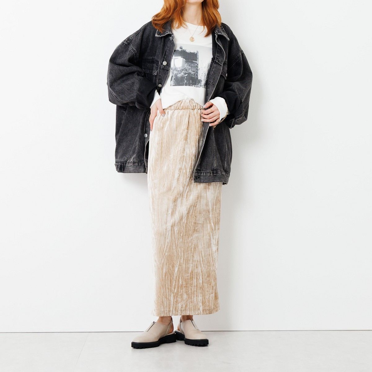 【25AW】センタージップクロッグシューズ/651516