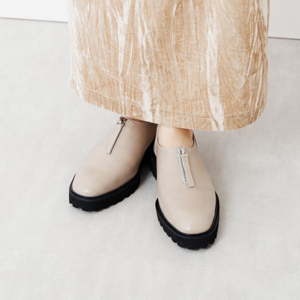 【25AW】センタージップクロッグシューズ/651516