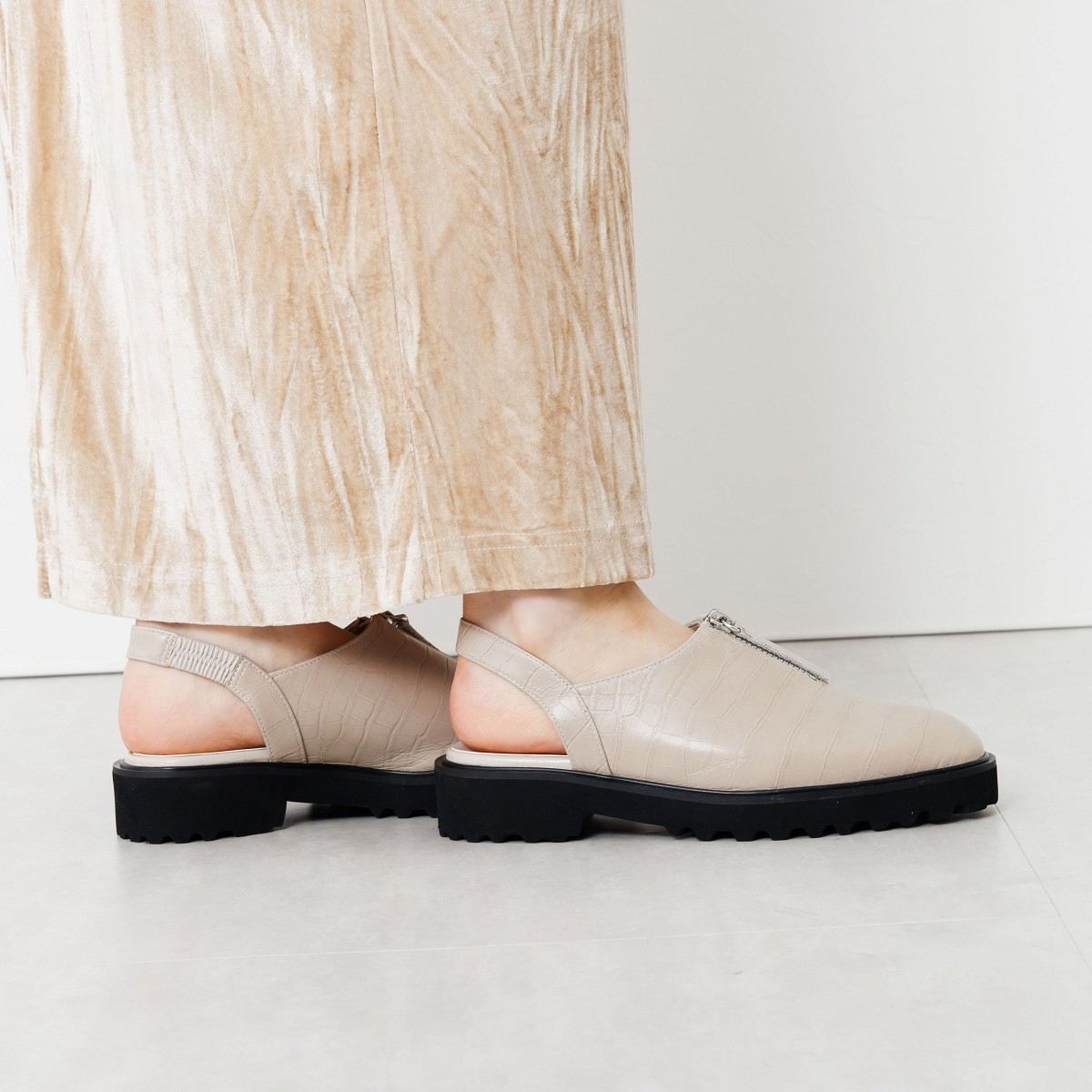【25AW】センタージップクロッグシューズ/651516
