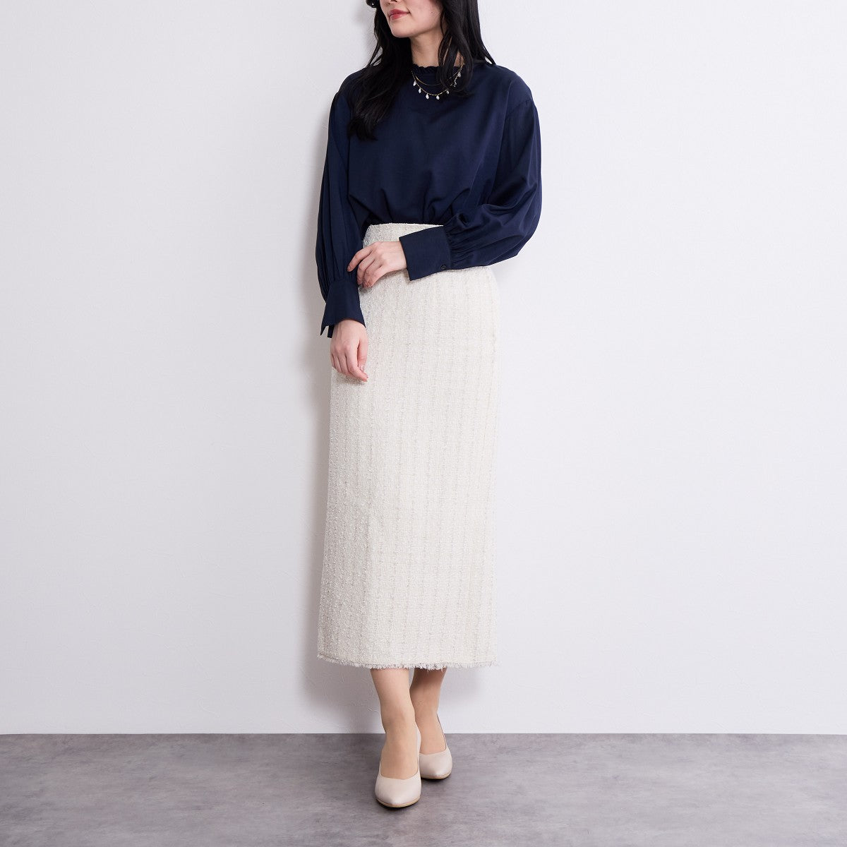【SALE】ナナメカットヒールパンプス/653102