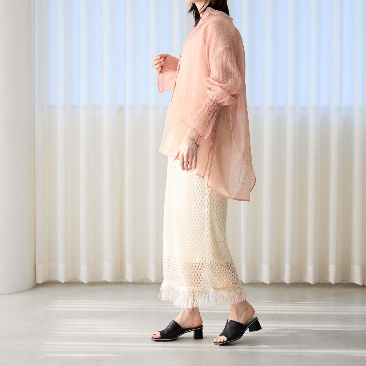 【SALE】Vカットミュールサンダル/653202