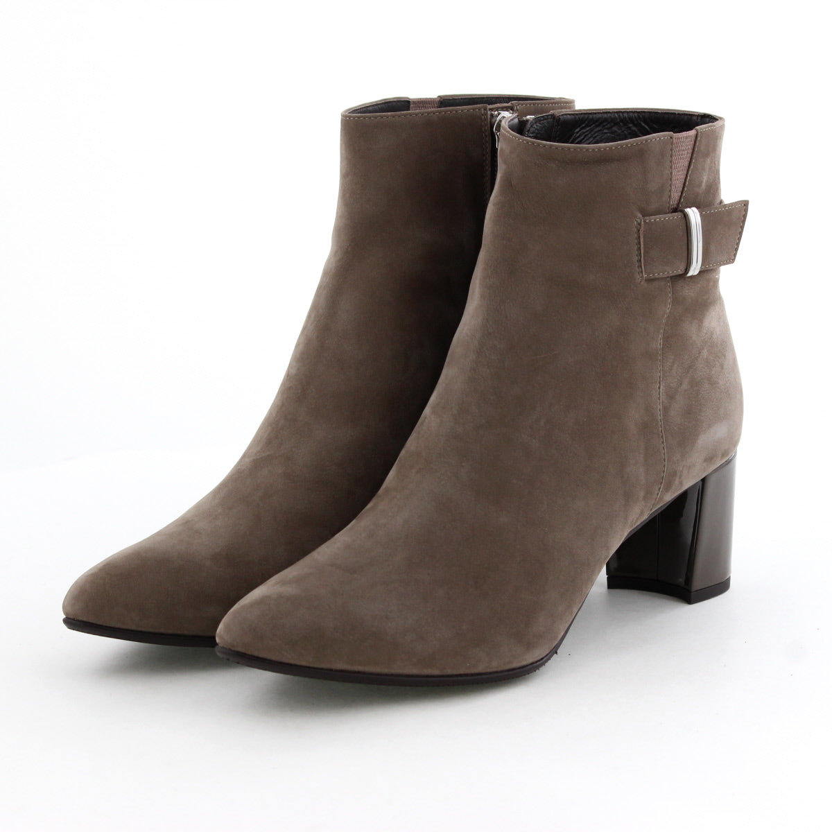 【25AW】5.5cmヒールベルトパーツデザインブーツ/653401