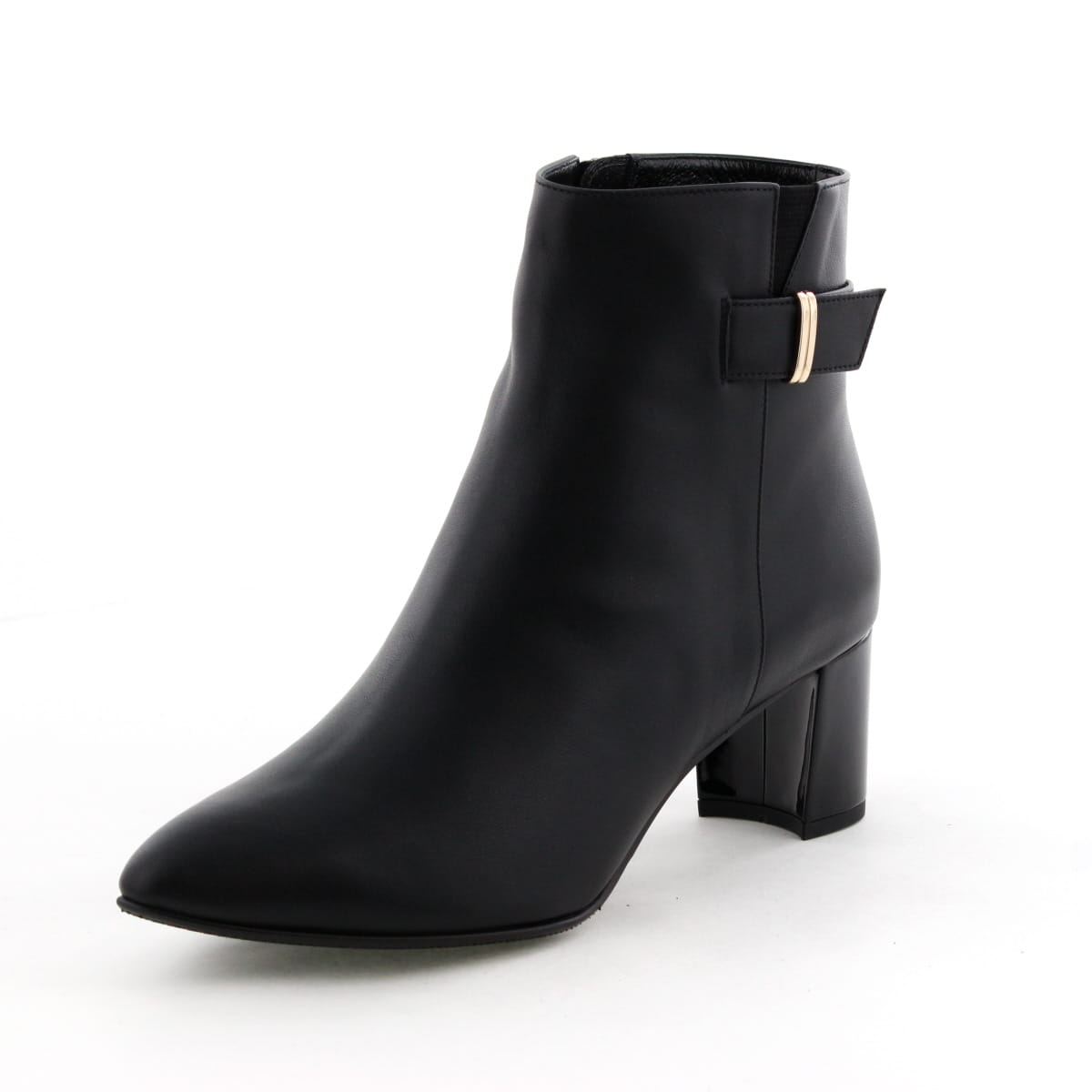 【25AW】5.5cmヒールベルトパーツデザインブーツ/653401
