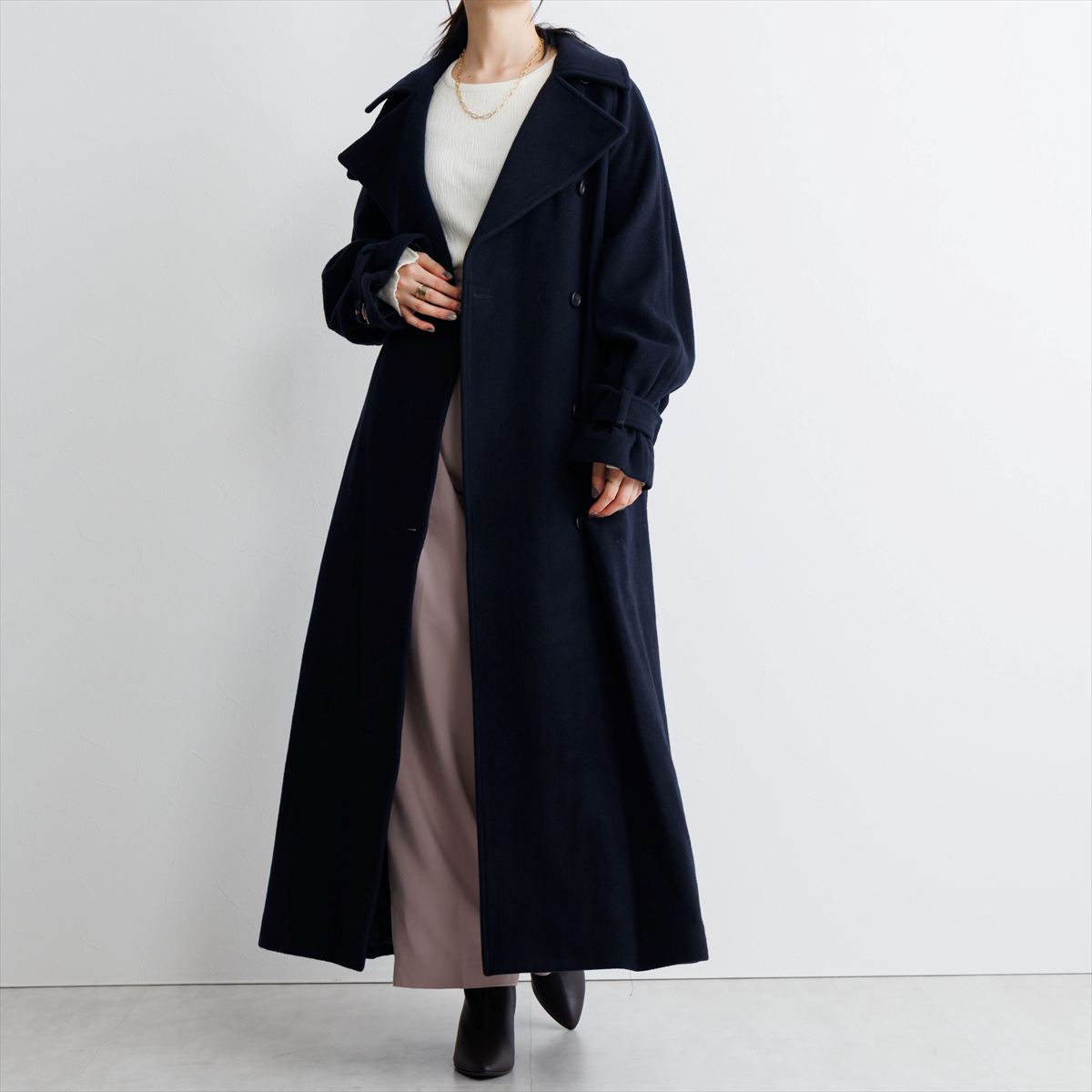 【25AW】5.5cmヒールベルトパーツデザインブーツ/653401