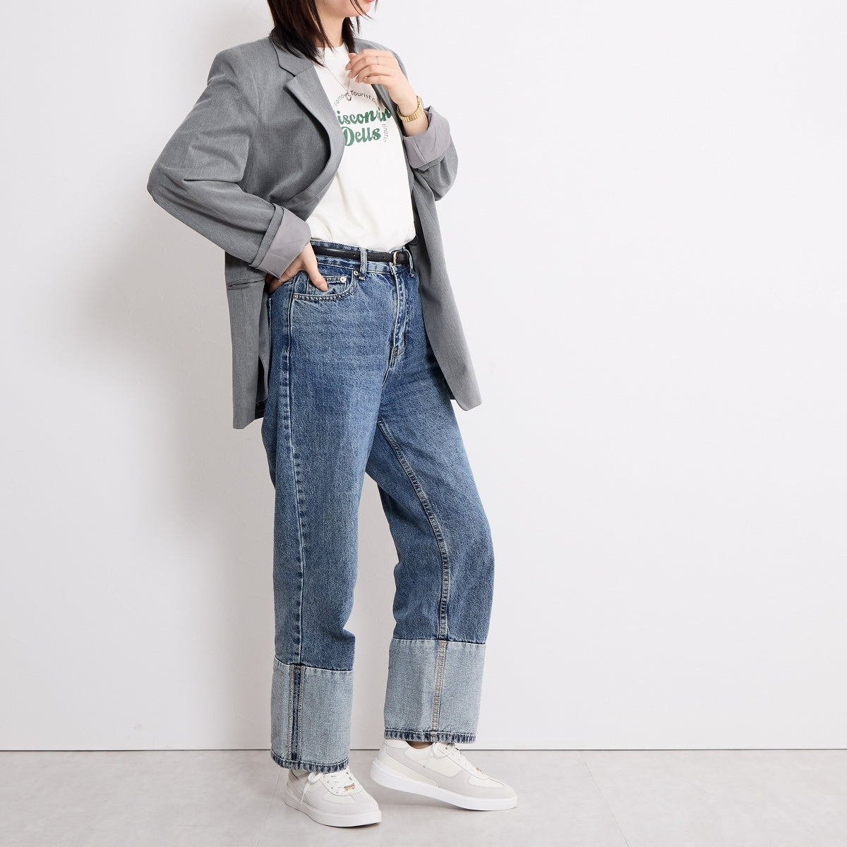 【25AW新色】スエードコンビコートソールスニーカー/657101