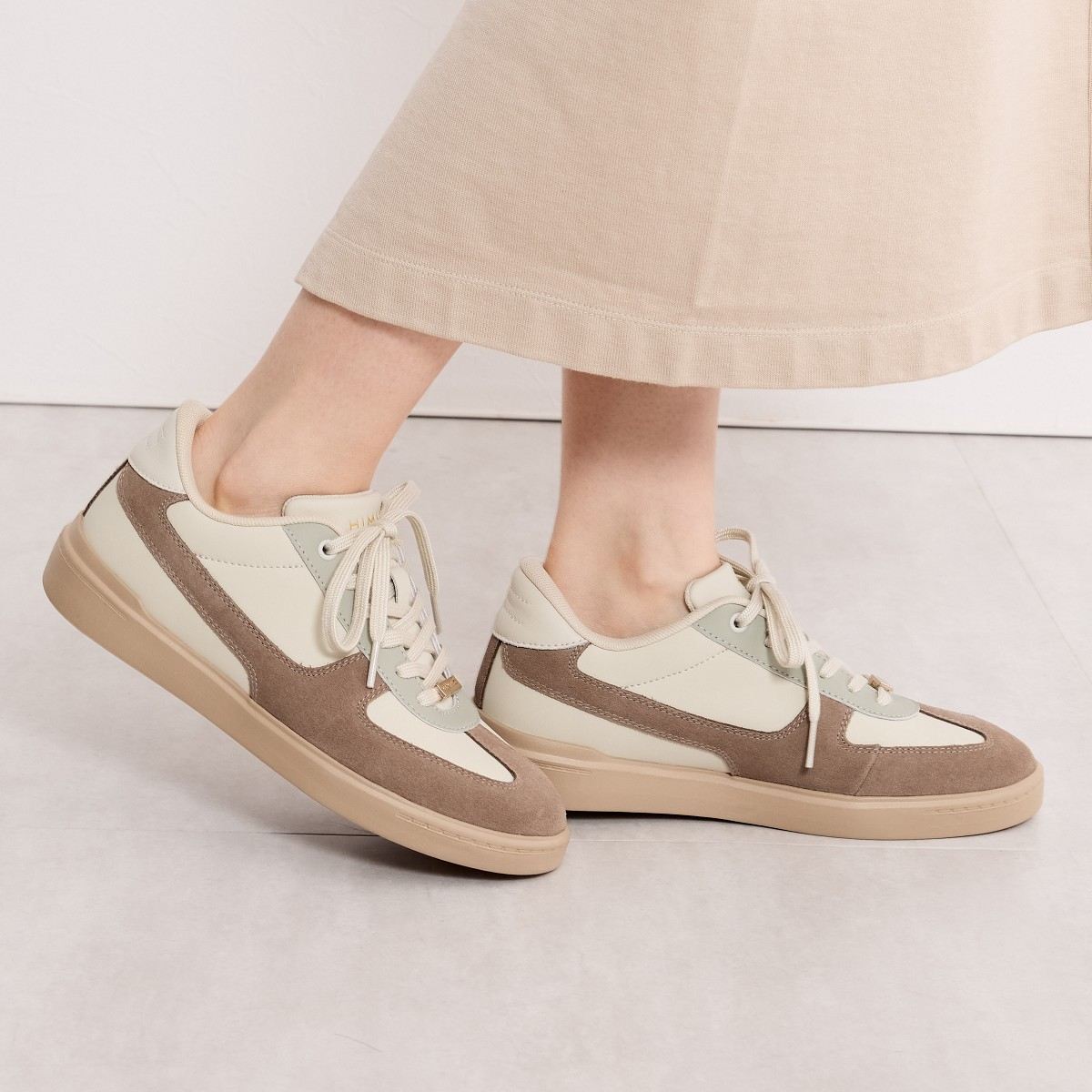 【25AW新色】スエードコンビコートソールスニーカー/657101