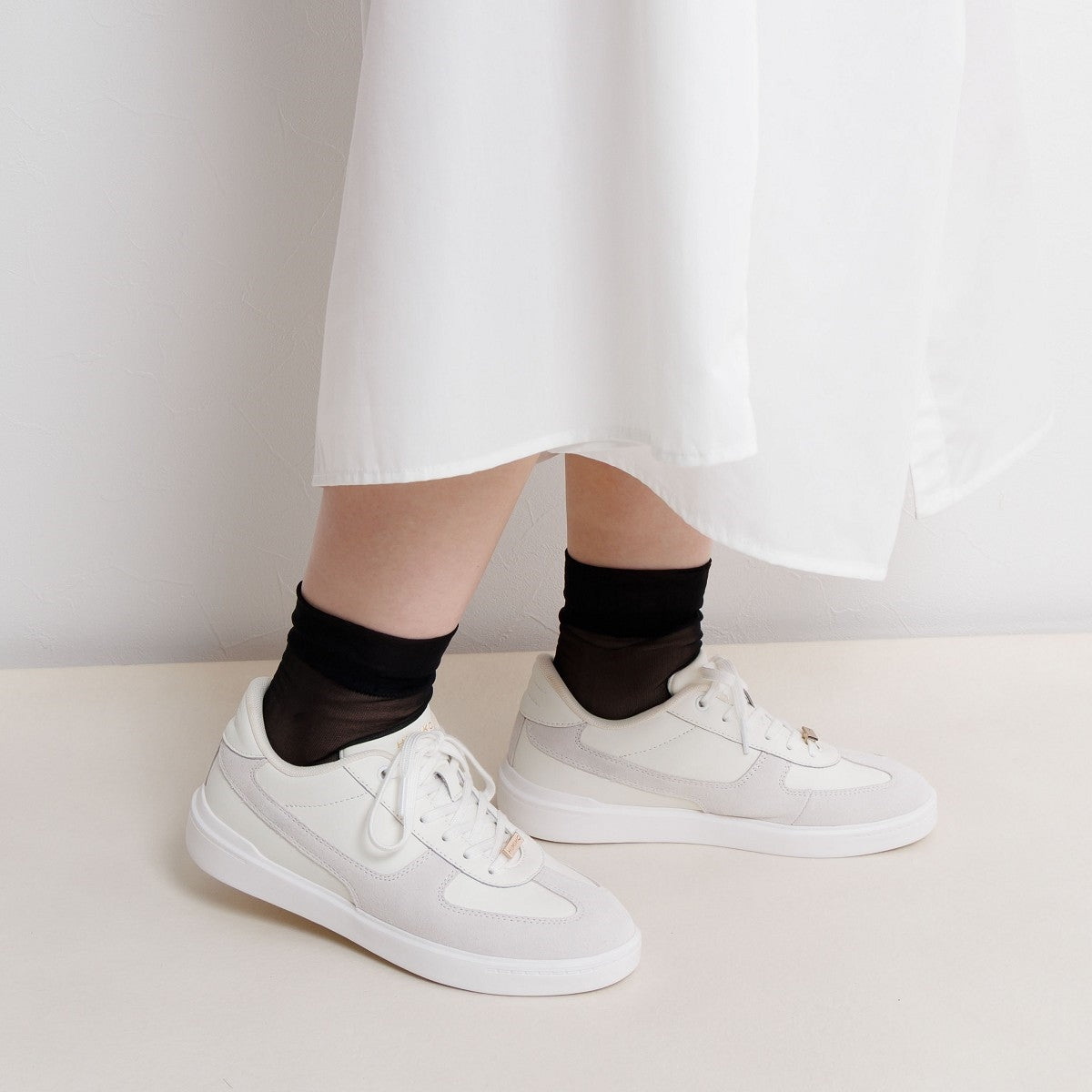 【25AW新色】スエードコンビコートソールスニーカー/657101