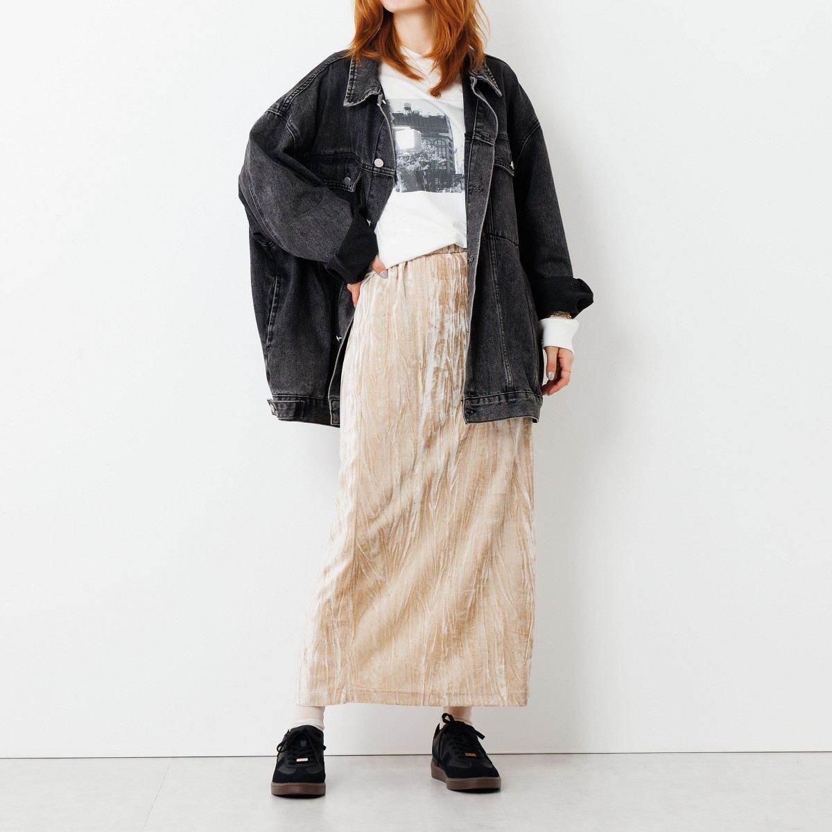 【25AW新色】スエードコンビコートソールスニーカー/657101