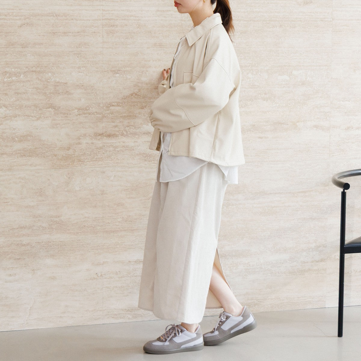 【25AW新色】スエードコンビコートソールスニーカー/657101